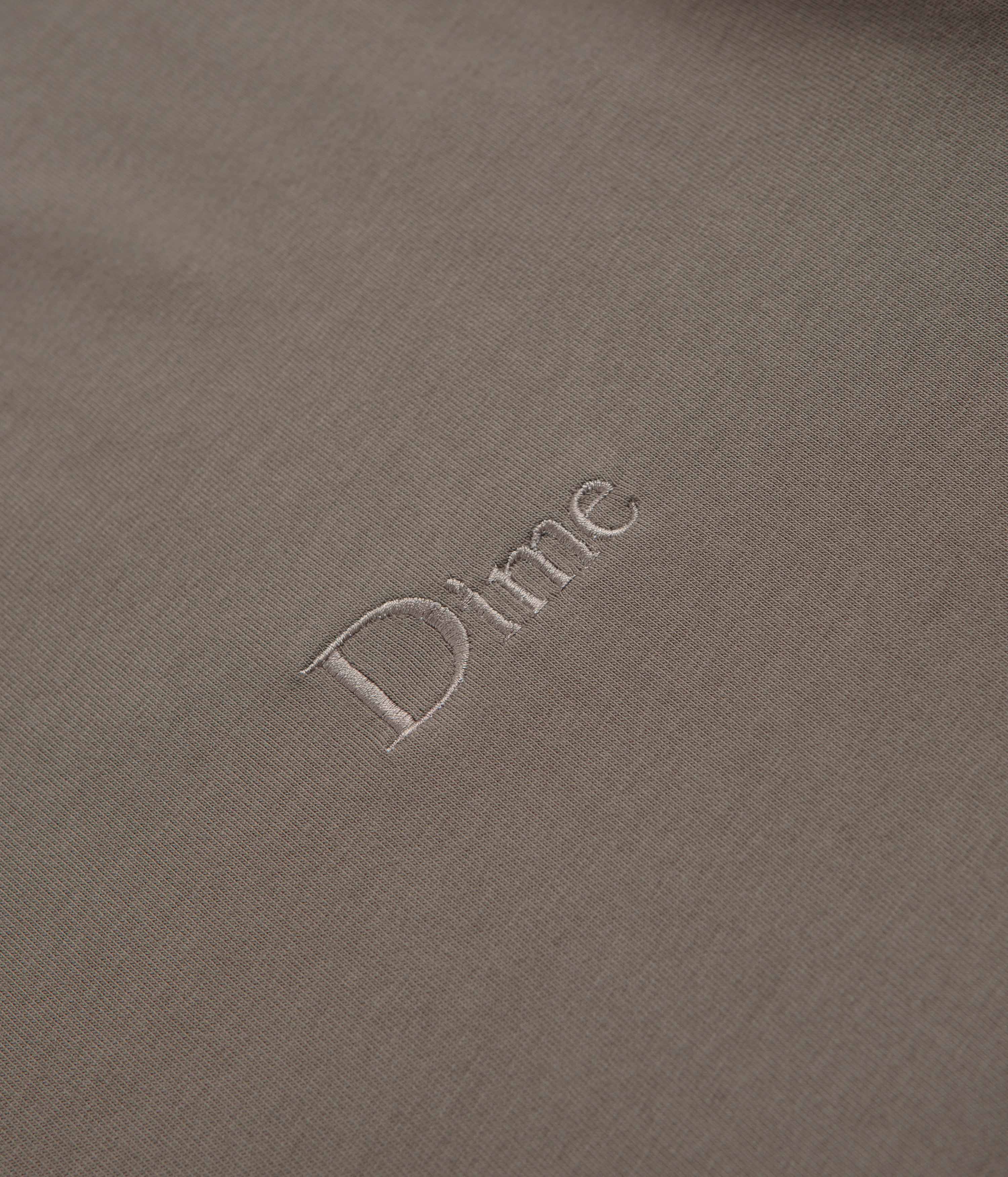 Dime Classic Small Logo T-Shirt - Deep Sepia - Image 3