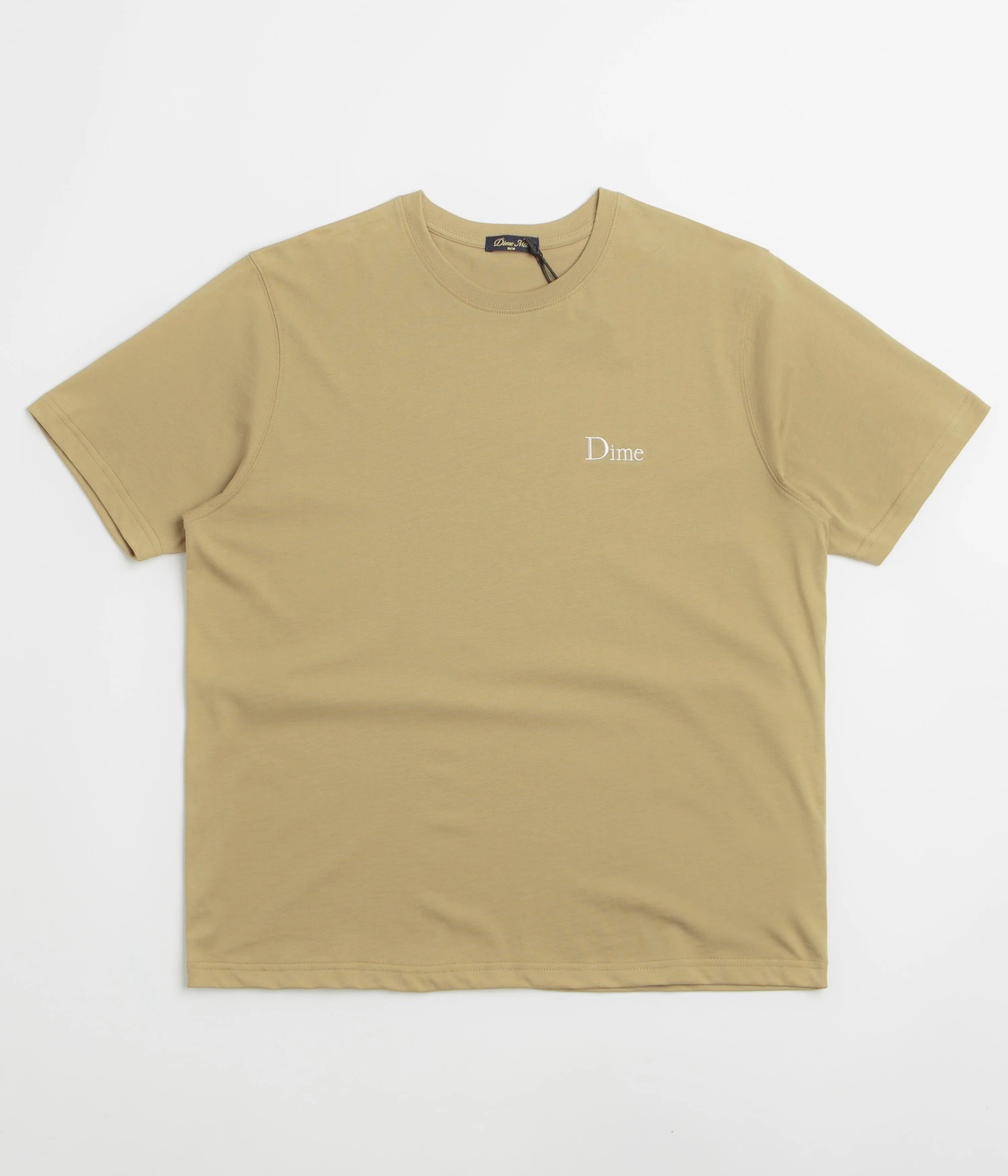 Dime Classic Small Logo T-Shirt - Tan