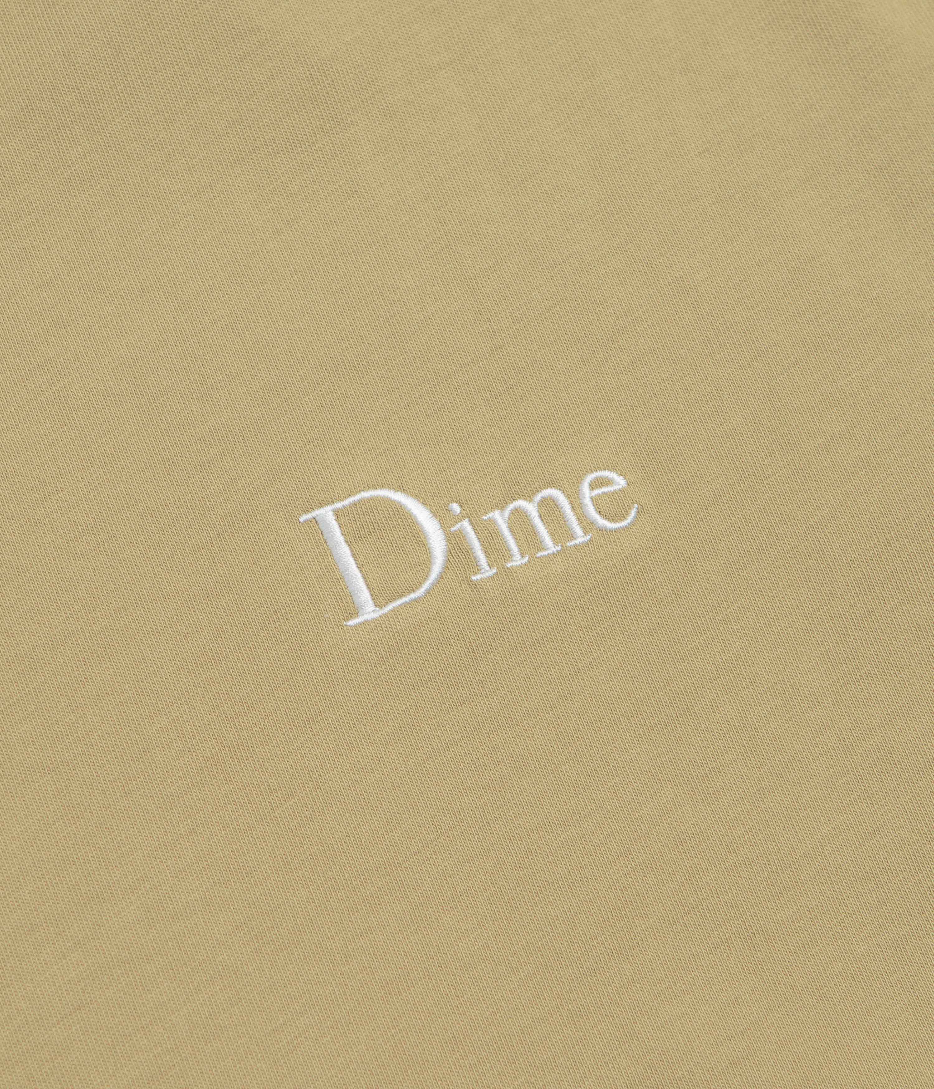 Dime Classic Small Logo T-Shirt - Tan - Image 3