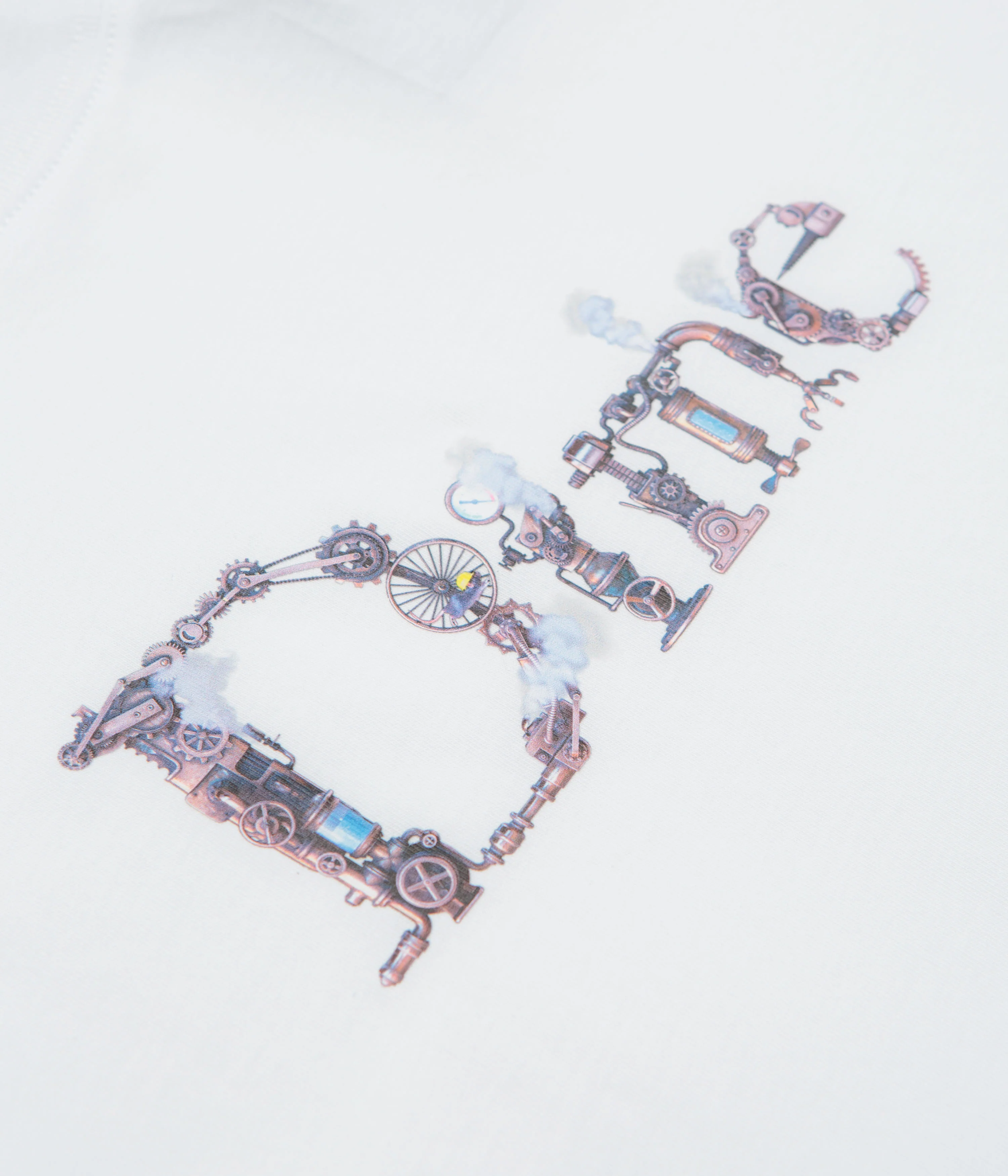 Dime Classic Steampunk T-Shirt - White - Image 3