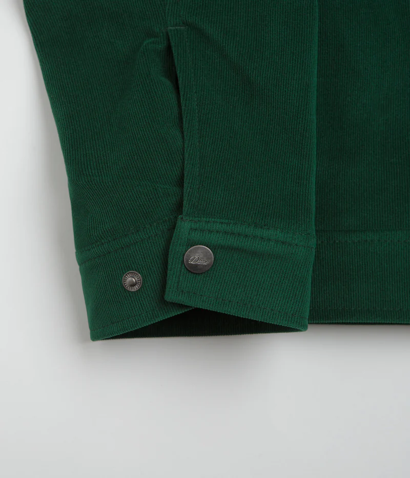 Dime Cord Zip Jacket - Emerald - Image 4