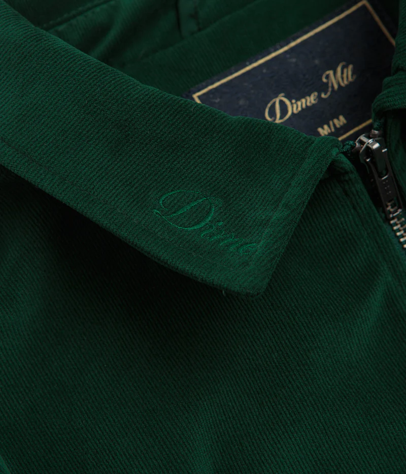 Dime Cord Zip Jacket - Emerald - Image 5