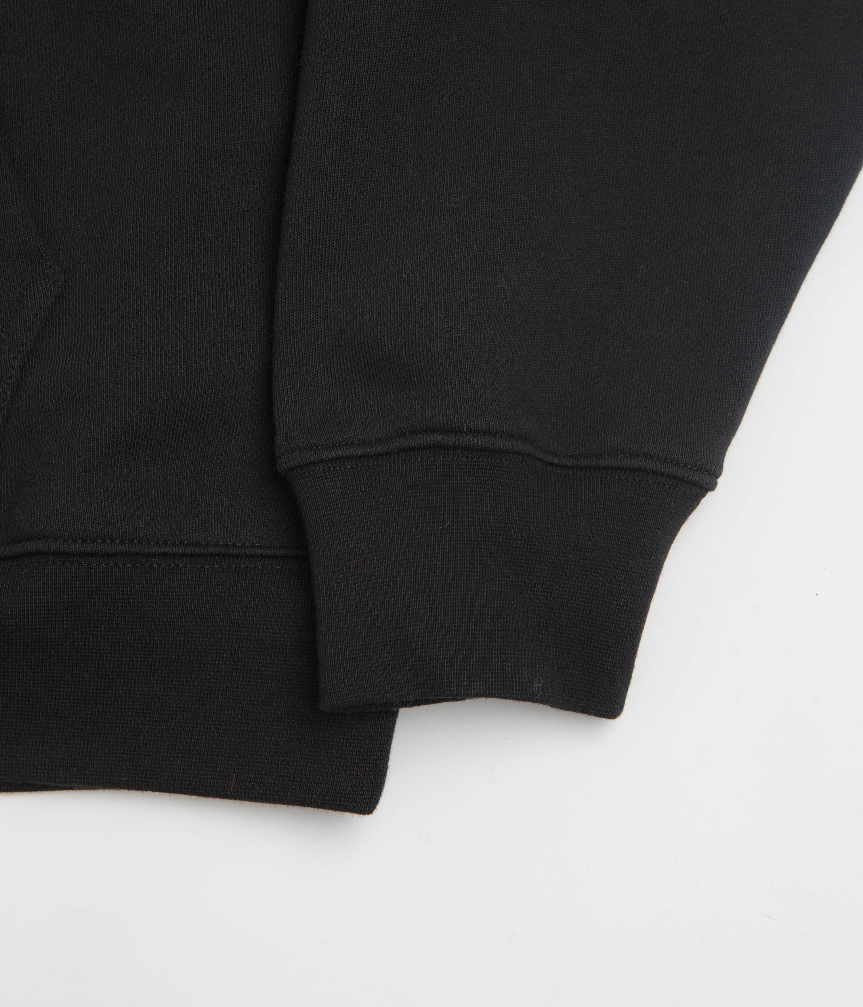 Dime Cursive Full Zip Hoodie - Black - Image 5