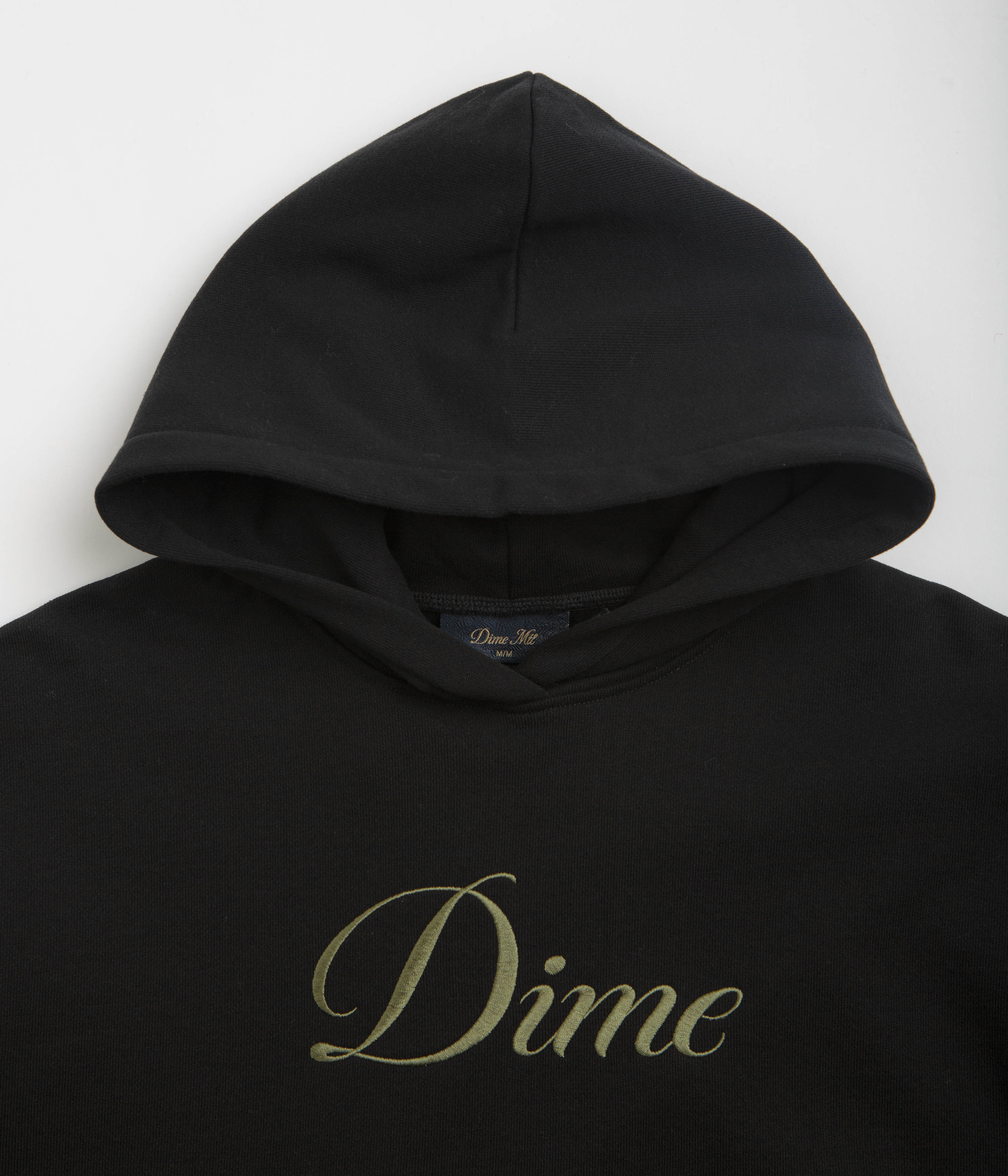 Dime Cursive Hoodie - Black / Gold - Image 2