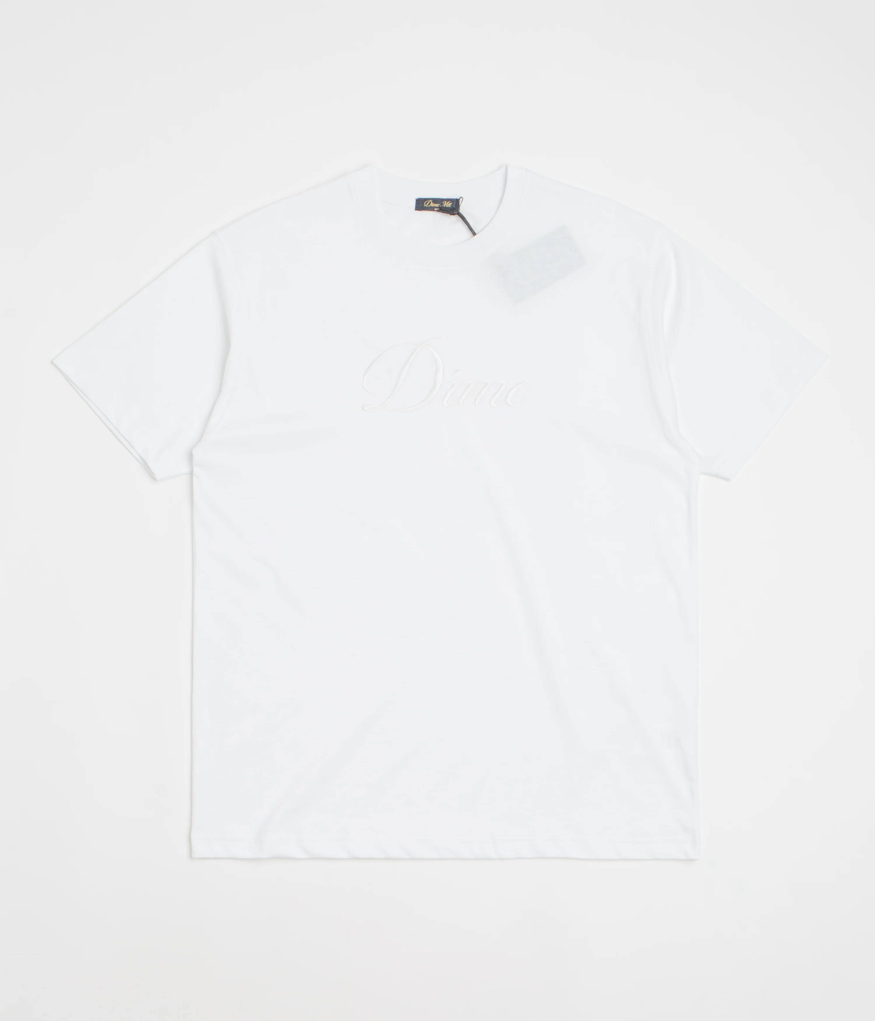 Dime Cursive T-Shirt - White