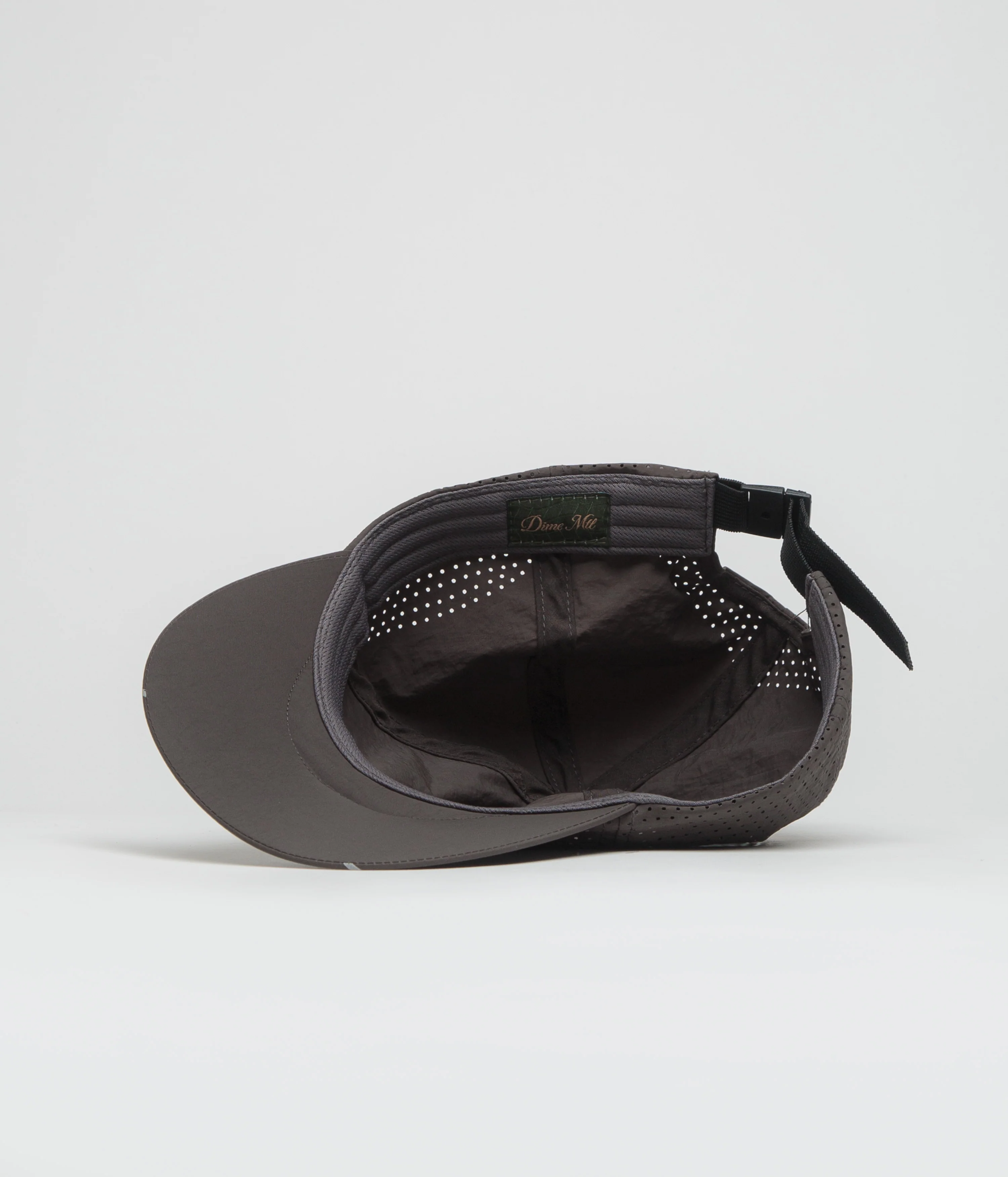 Dime Cursive Tech Cap - Charcoal - Image 4