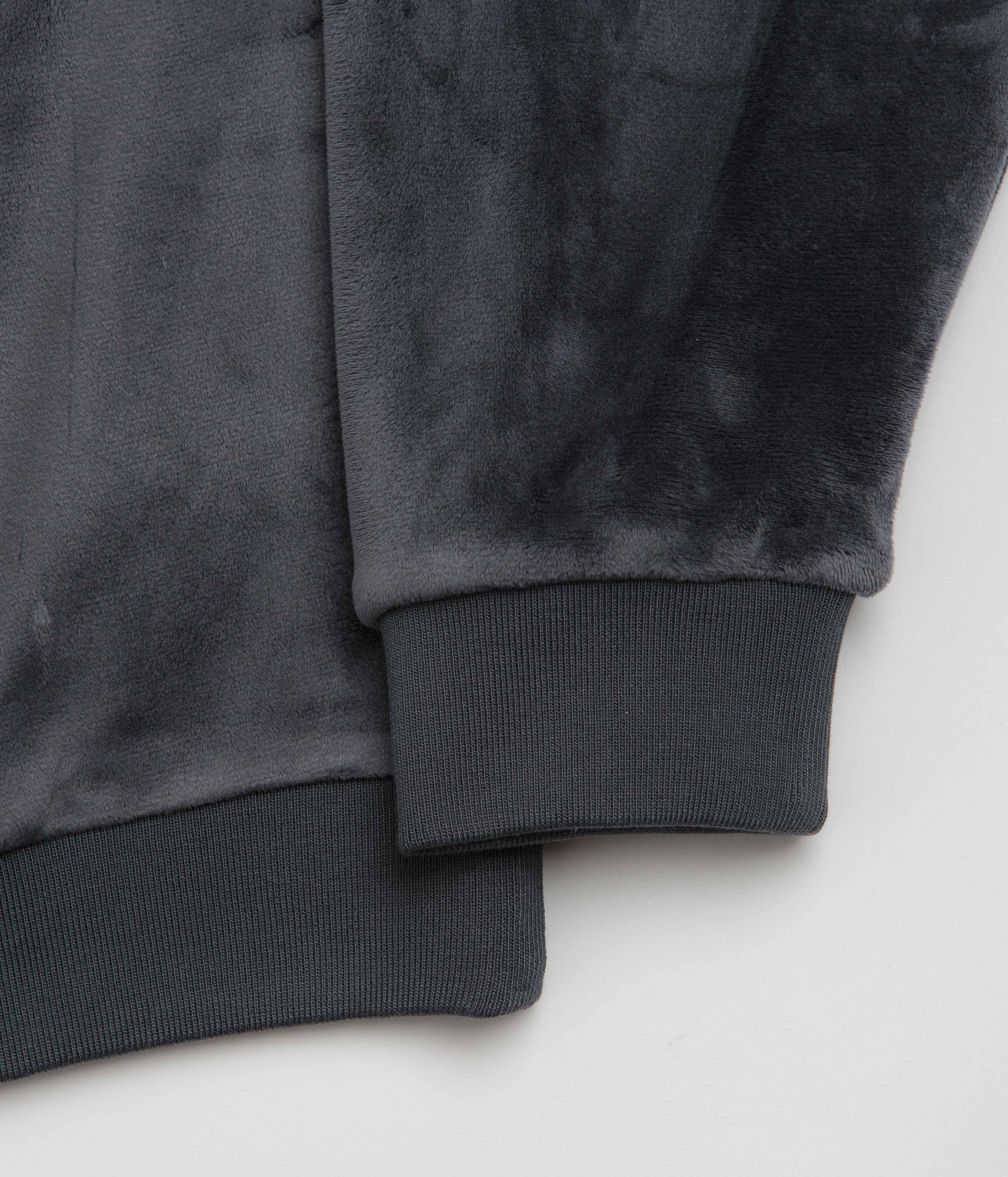 Dime Cursive Velvet Crewneck Sweatshirt - Smoke - Image 4