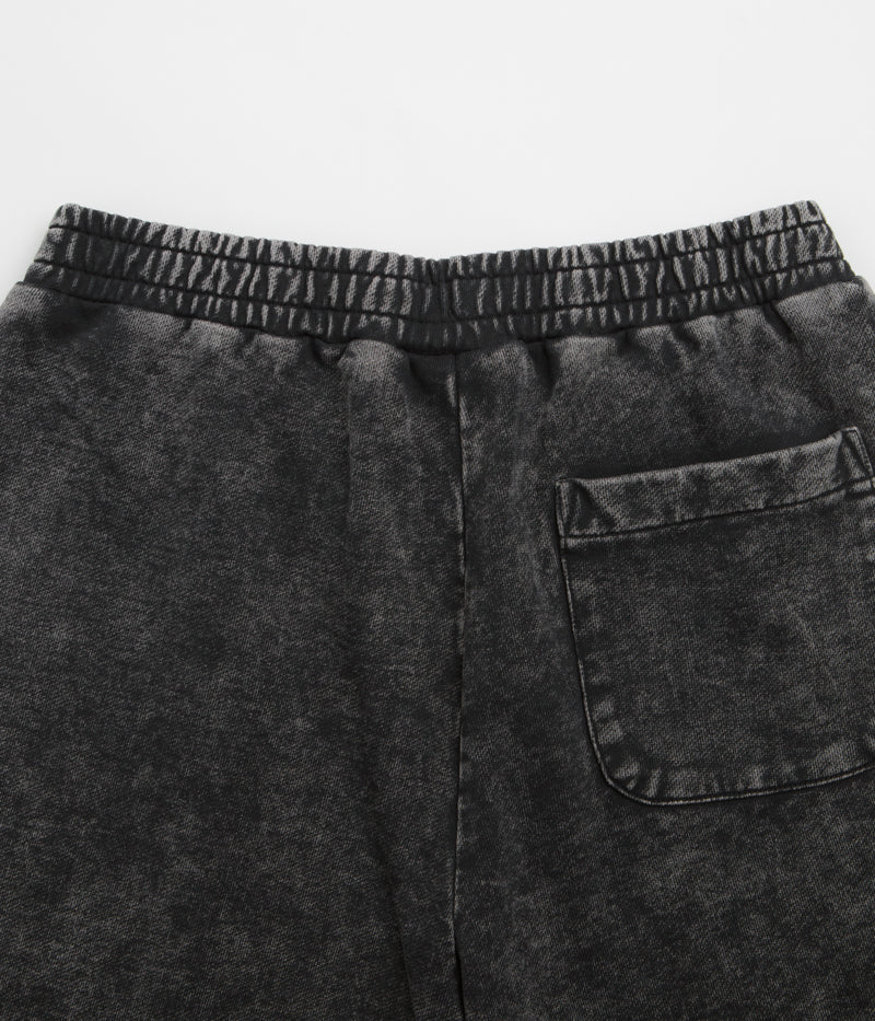 Dime Cyclone French Terry Shorts - Black Snow Washed - Image 5