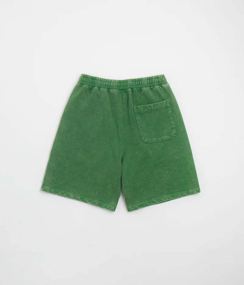 Dime Cyclone French Terry Shorts - Evergreen Snow Washed - Image 3