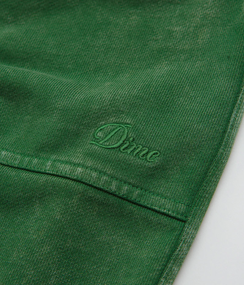 Dime Cyclone French Terry Shorts - Evergreen Snow Washed - Image 6