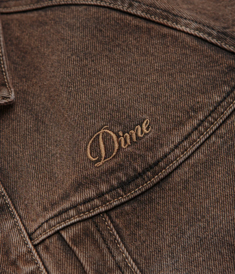 Dime Denim Jacket - Dipped Sandblasted Brown - Image 5