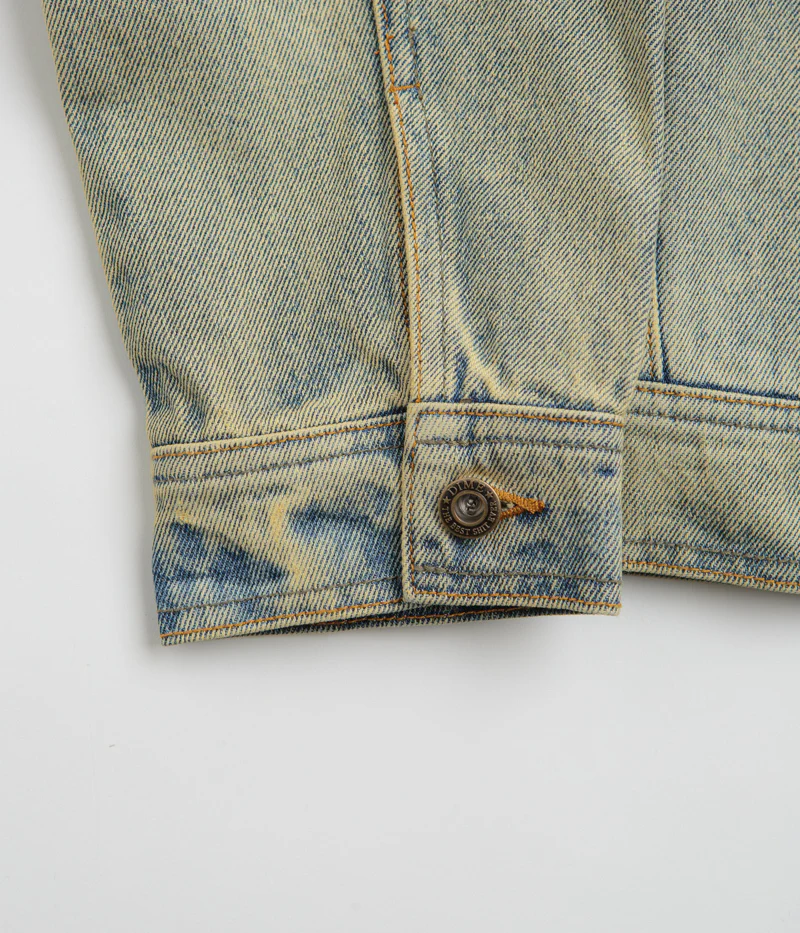 Dime Denim Jacket - Dipped Sandblasted Indigo - Image 4