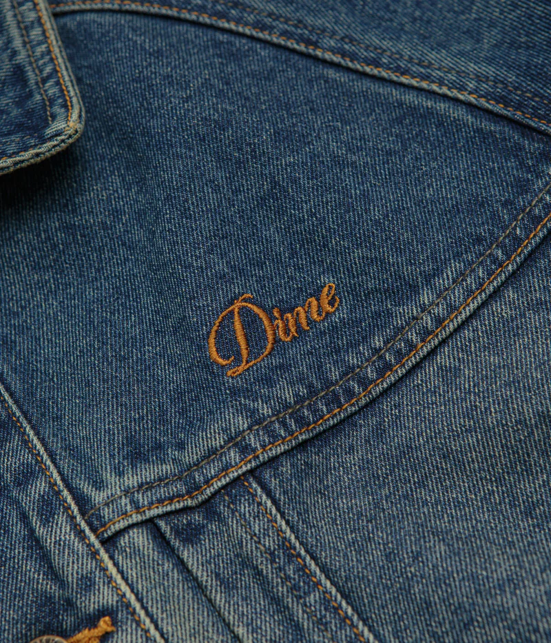 Dime Denim Jacket - Dipped Sandblasted Indigo - Image 5
