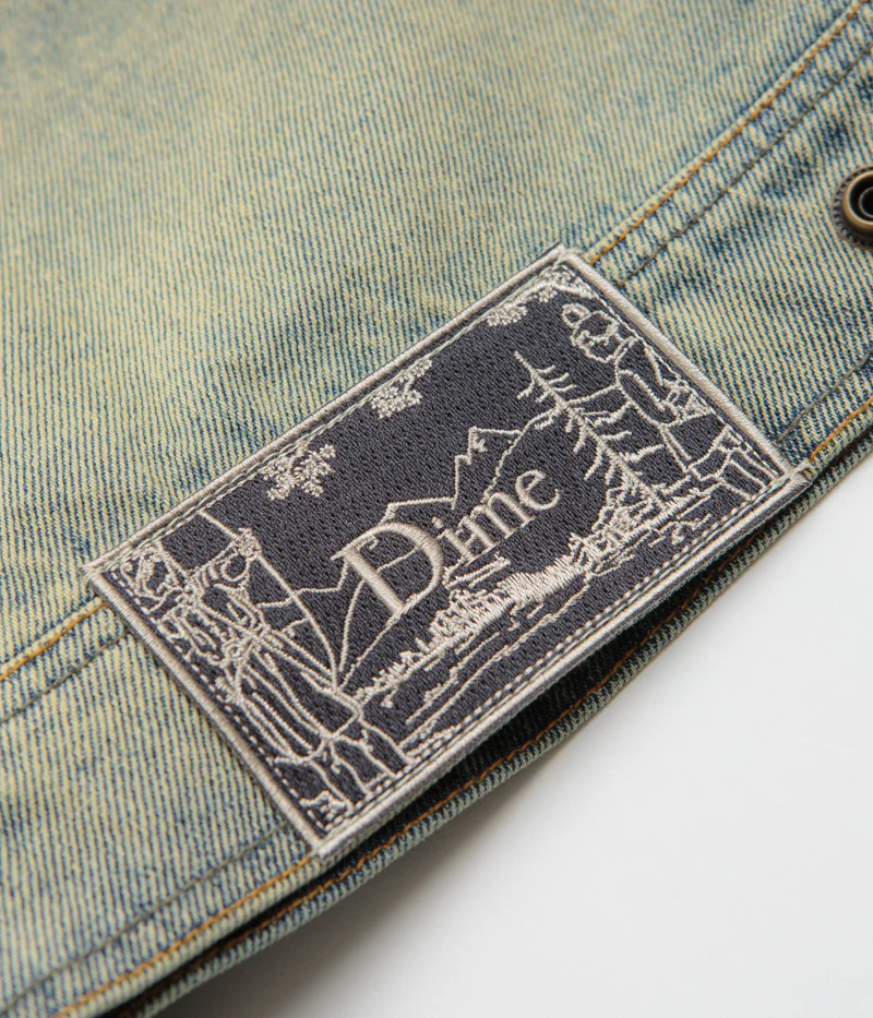 Dime Denim Jacket - Dipped Sandblasted Indigo - Image 7