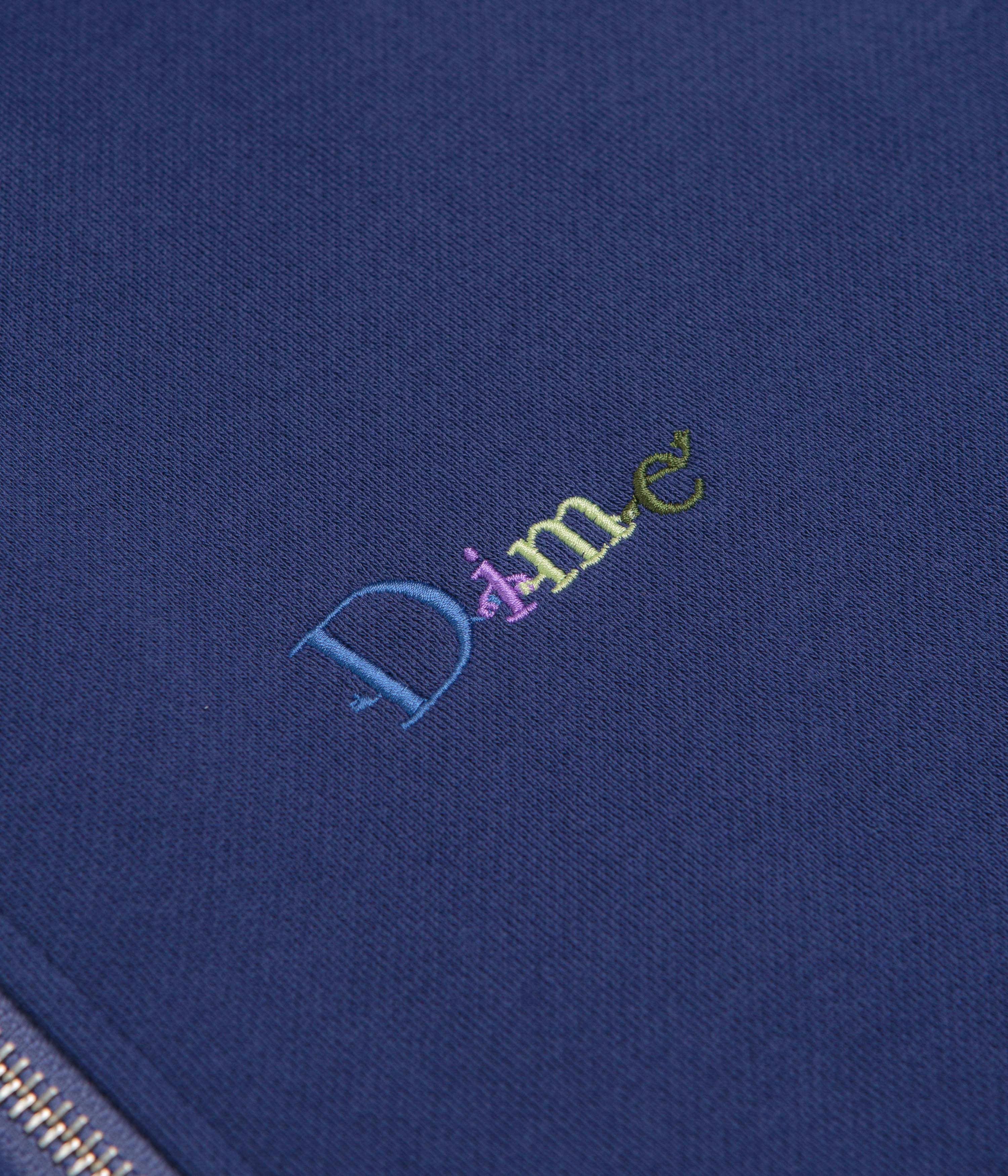 Dime Friends Full Zip Hoodie - Night Blue - Image 4