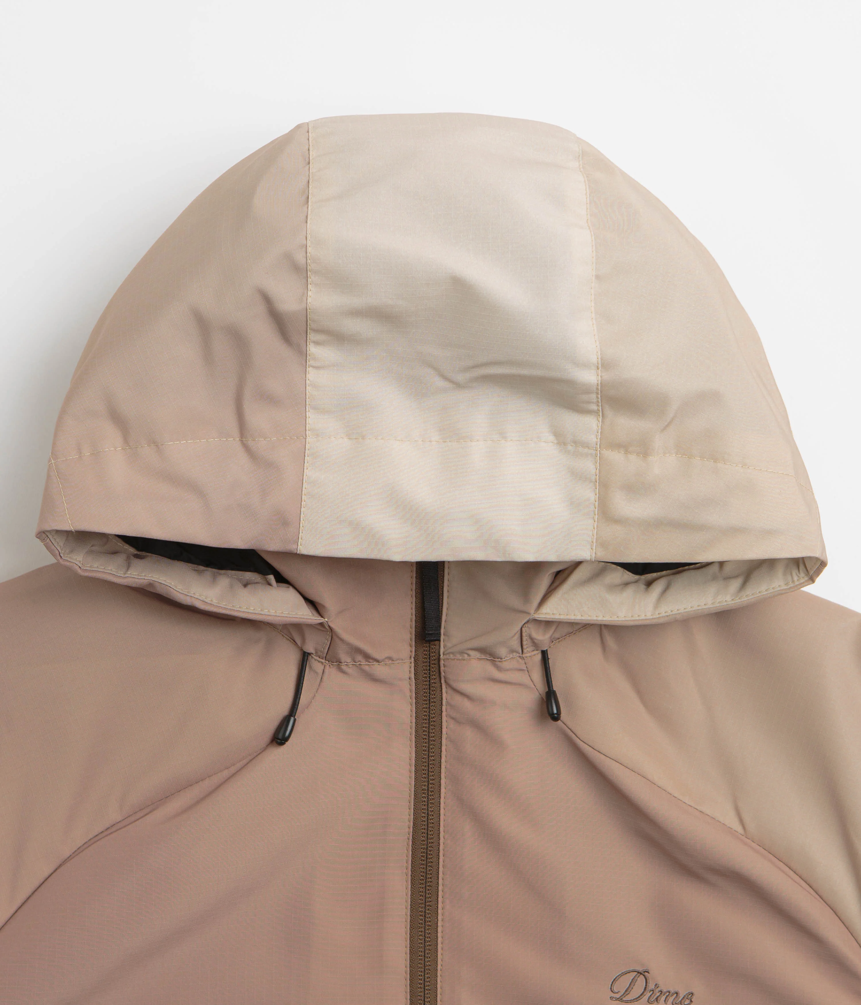 Dime Gradient Windbreaker Jacket - Brown - Image 4