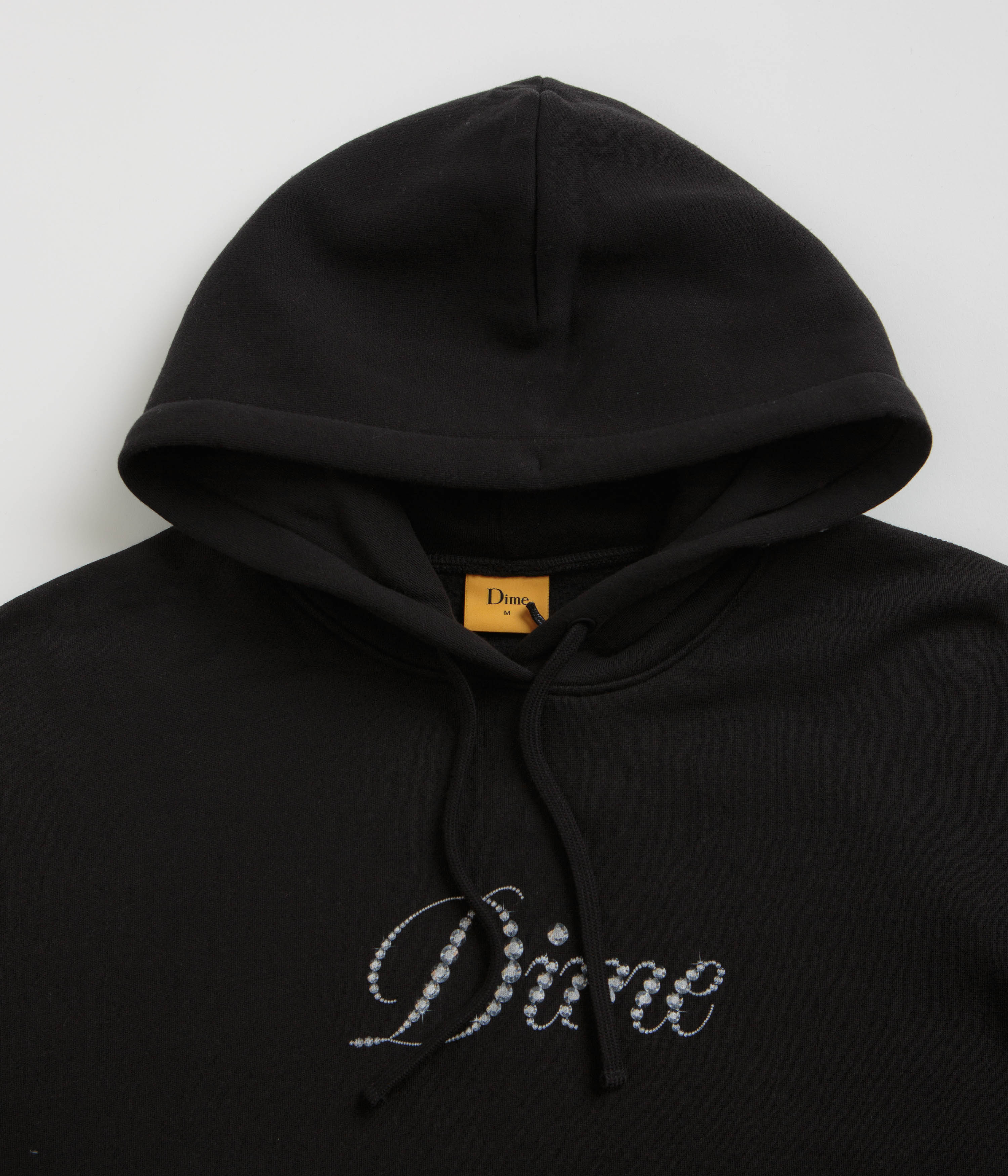 Dime Icy Cursive Hoodie - Black - Image 4