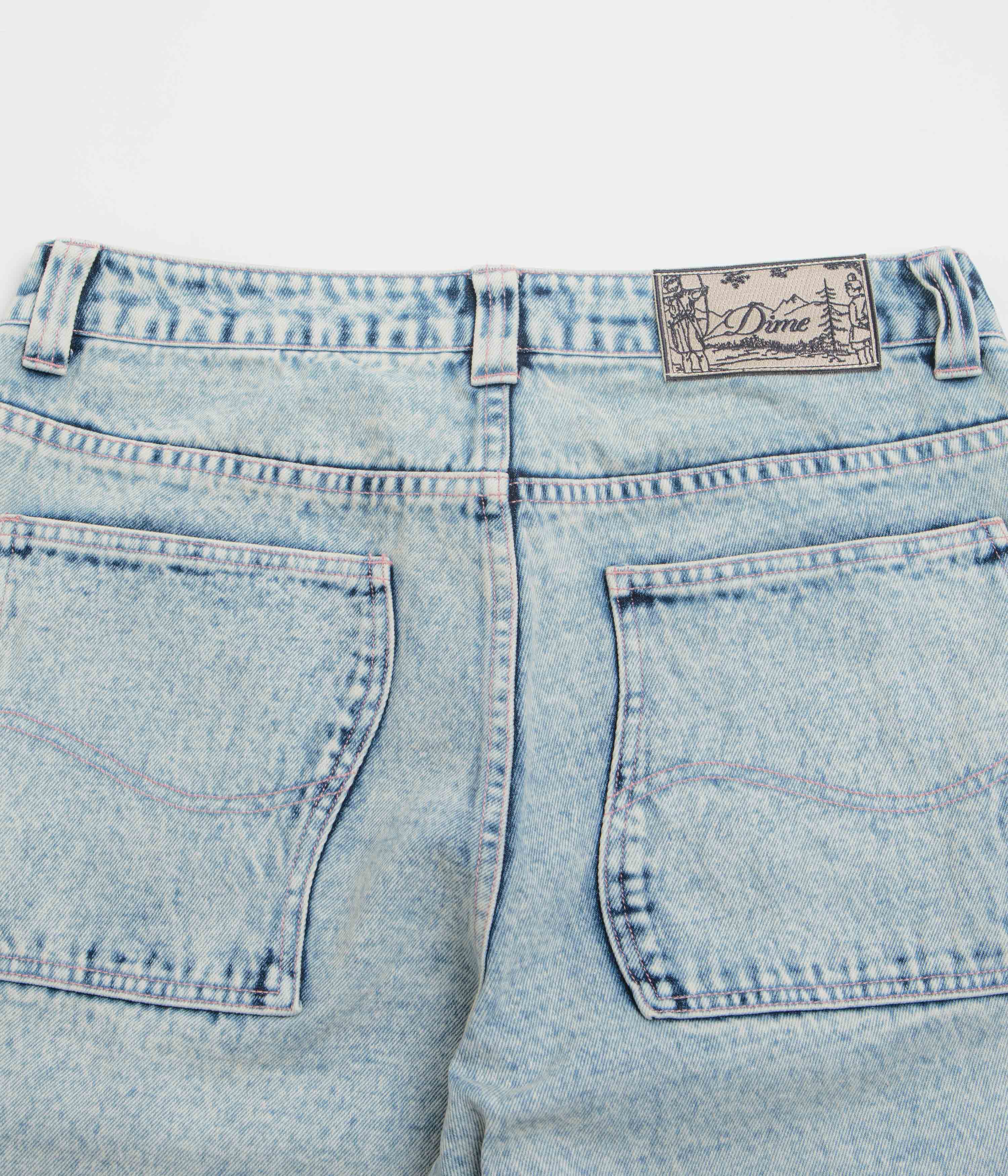 Dime Relaxed Denim Pants - Light Snow Washed - Image 7