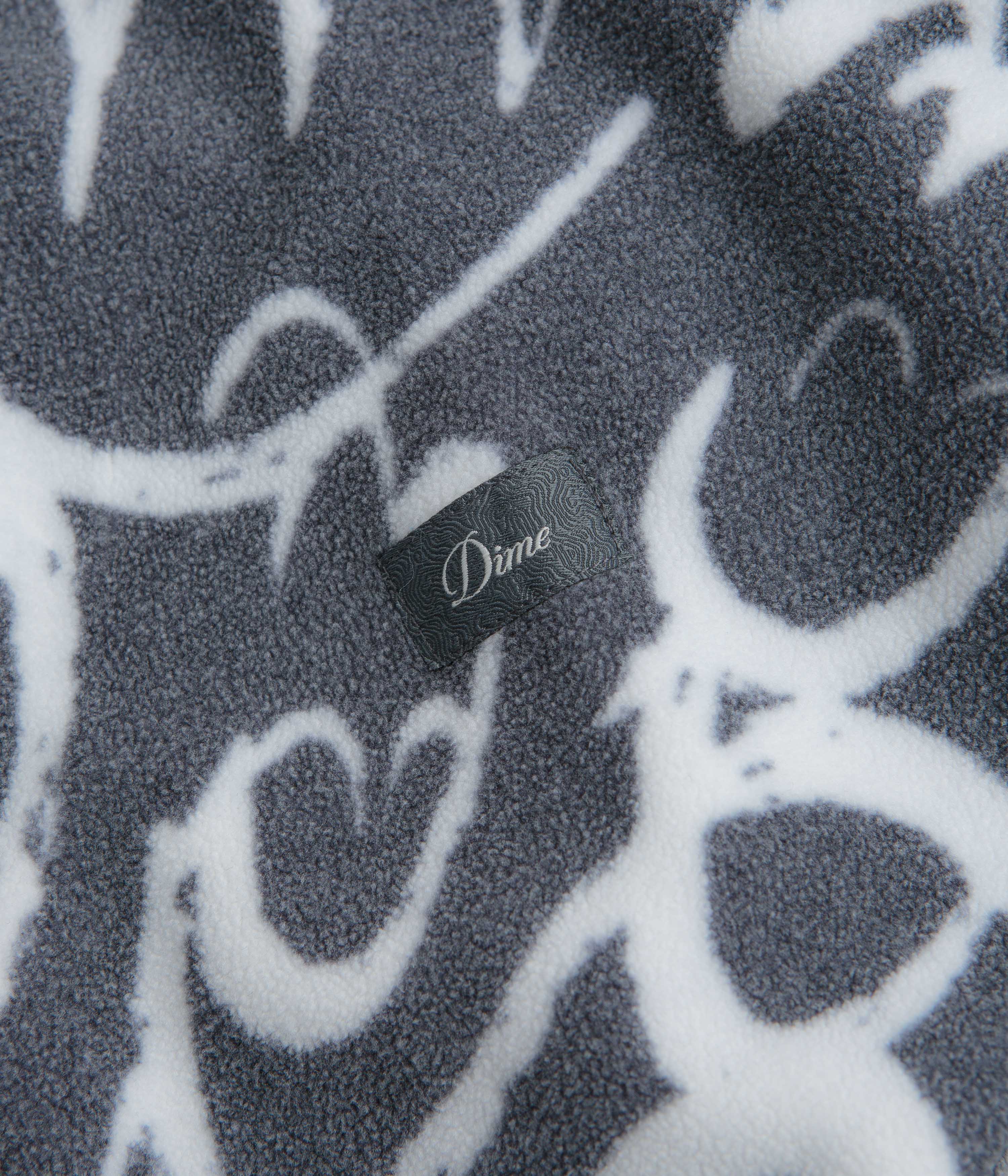 Dime Reversible Chilling Full Zip Fleece - Grey / Black - Image 10