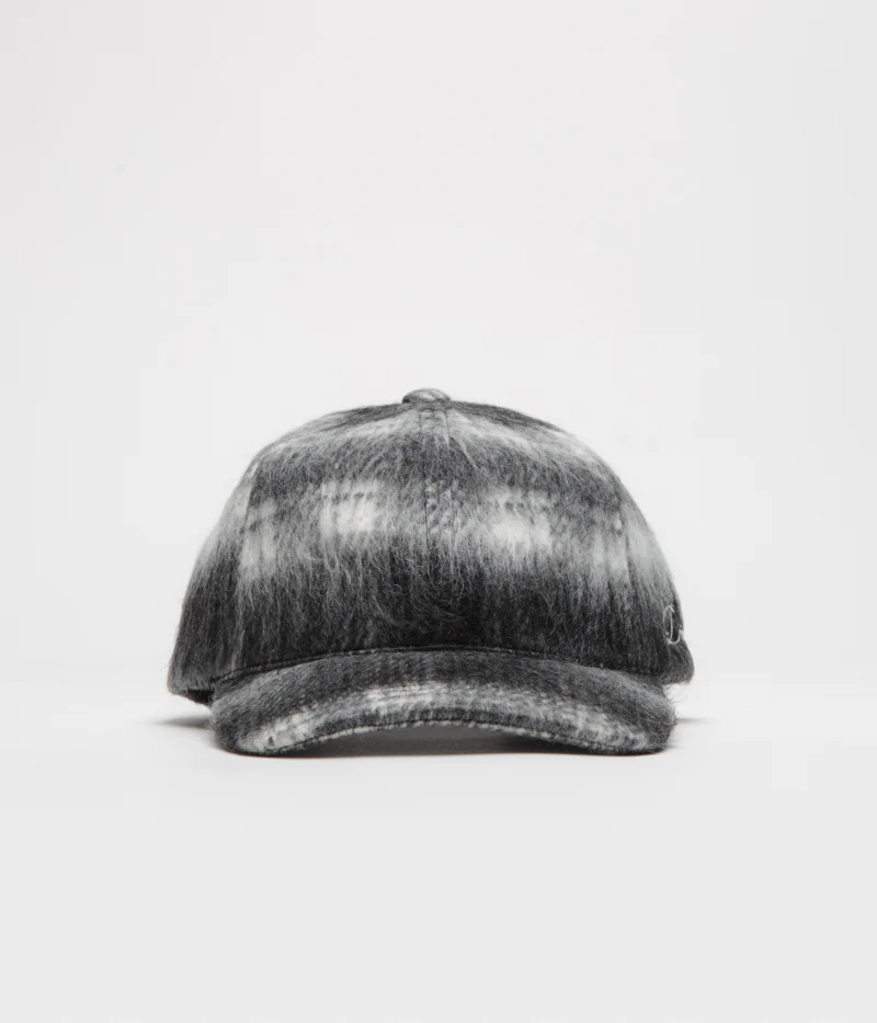 Dime Shaggy Low Pro Cap - Black Plaid - Image 2