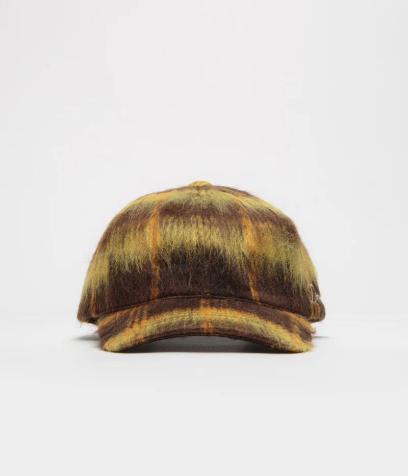 Dime Shaggy Low Pro Cap - Yellow Plaid - Image 2