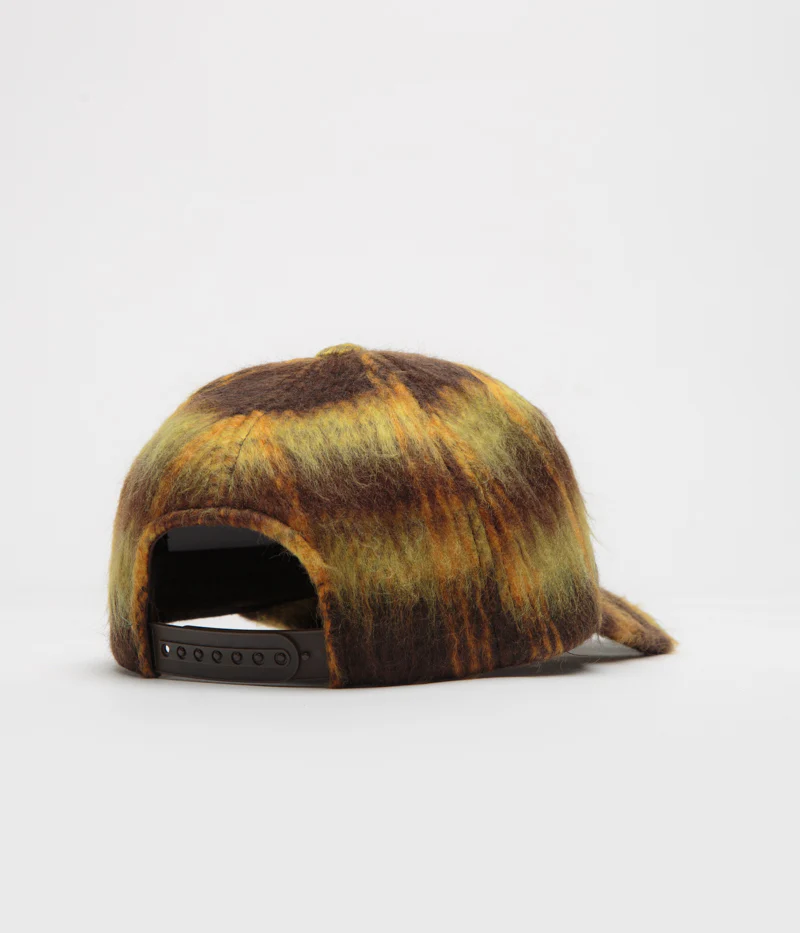 Dime Shaggy Low Pro Cap - Yellow Plaid - Image 3