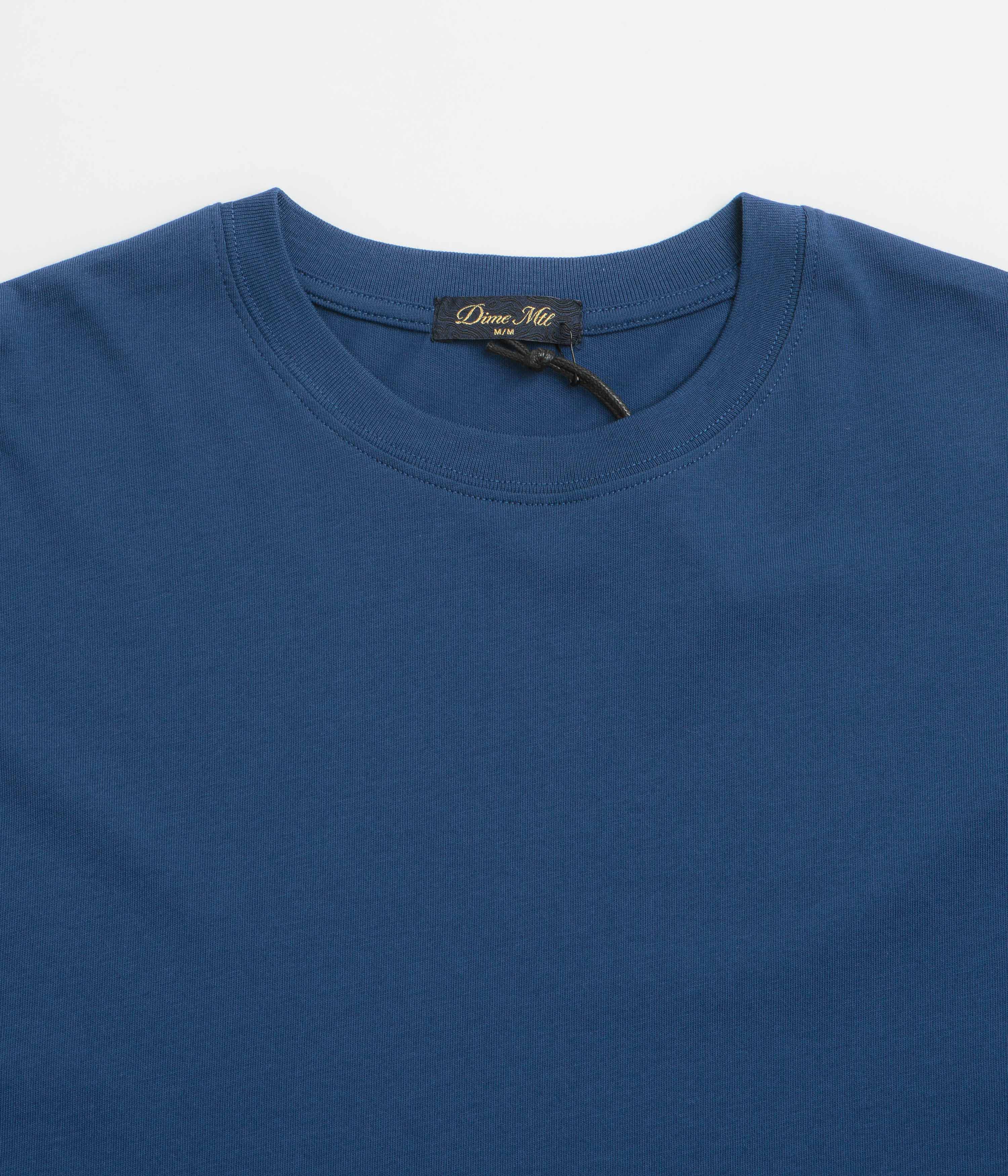 Dime Sharp Long Sleeve T-Shirt - Midnight Navy - Image 2