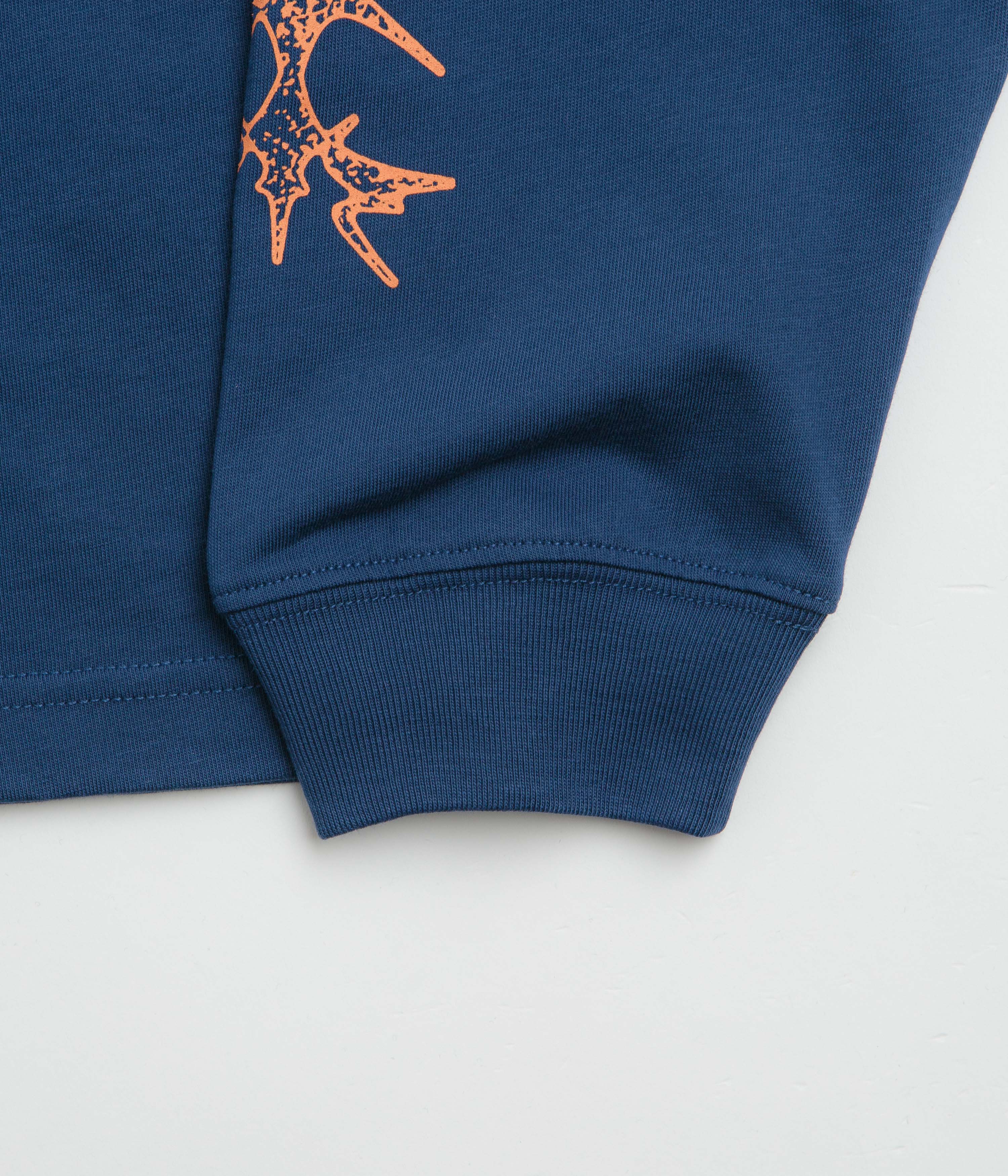 Dime Sharp Long Sleeve T-Shirt - Midnight Navy - Image 4