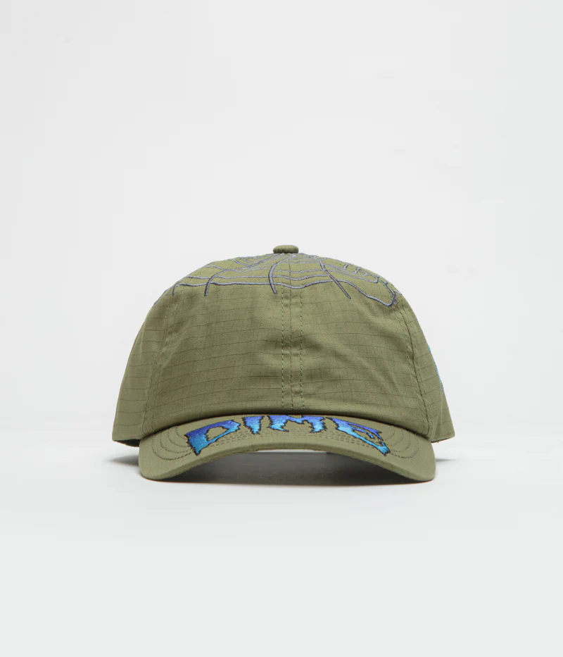 Dime Spider Low Pro Cap - Army Green - Image 2