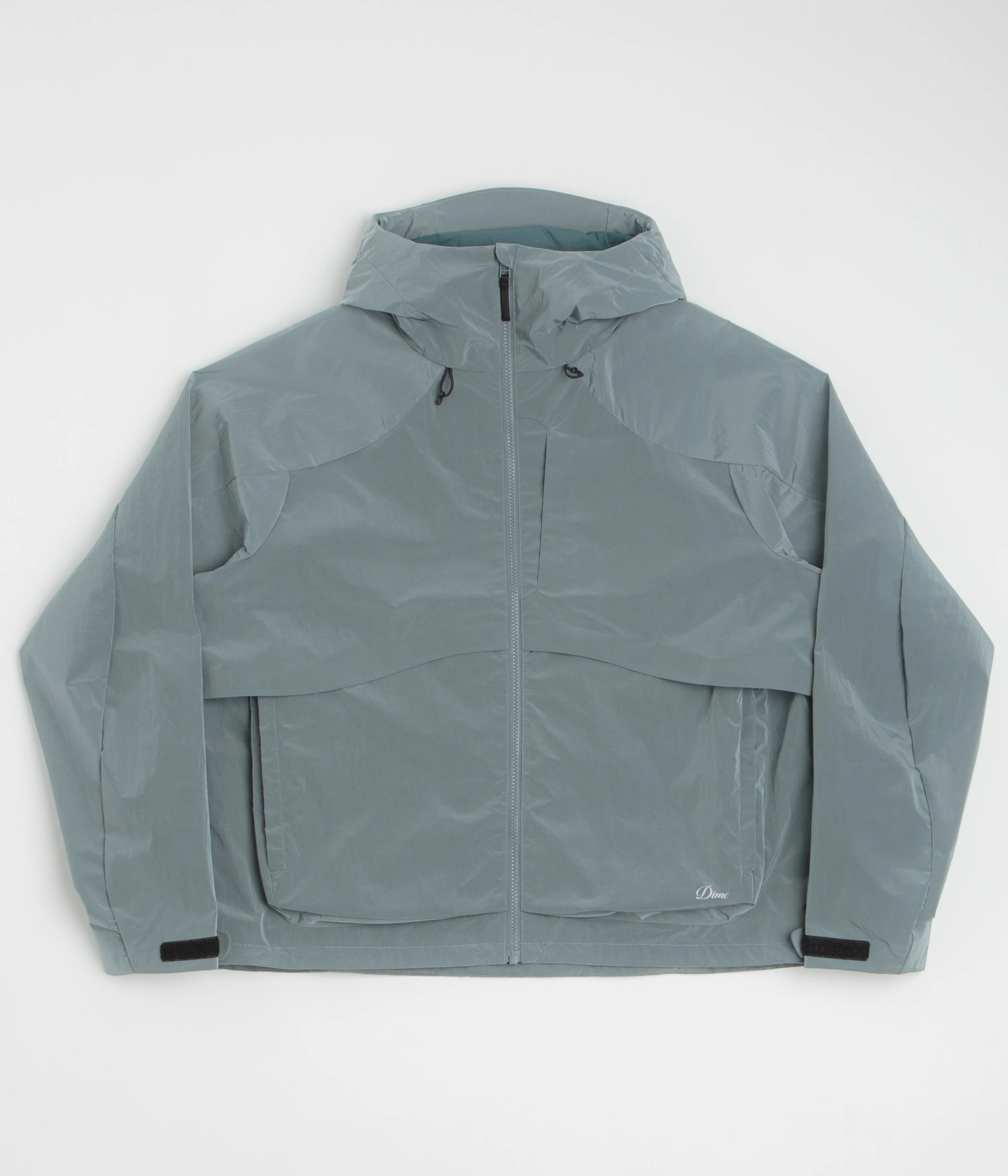 Dime Taffeta Windbreaker Full Zip Jacket - Frost