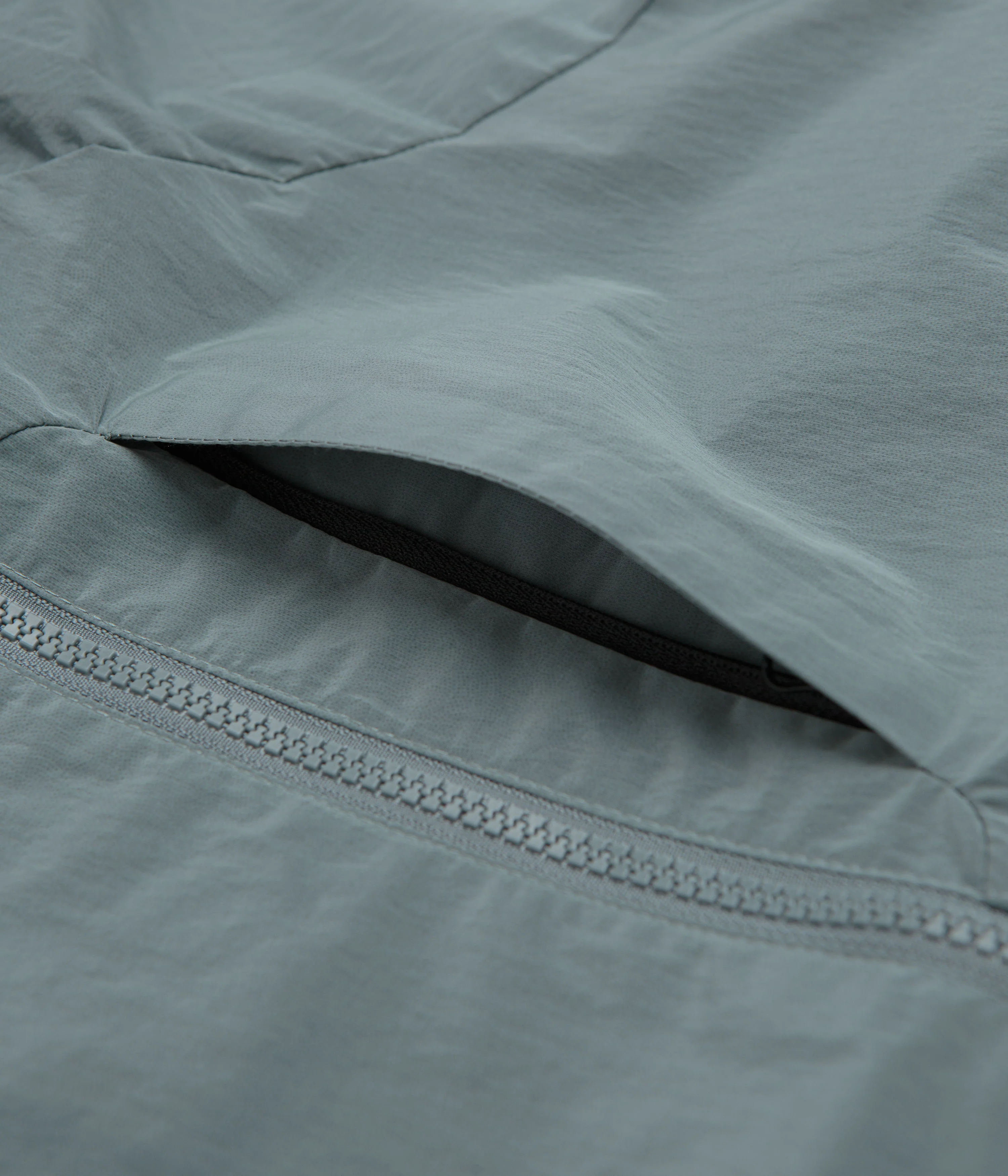 Dime Taffeta Windbreaker Full Zip Jacket - Frost - Image 6