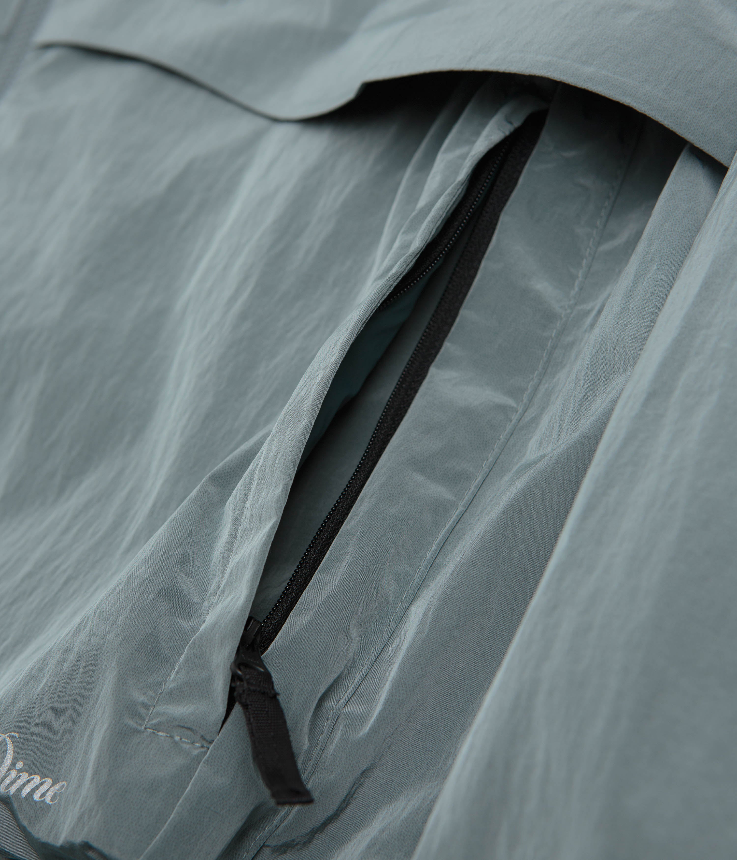 Dime Taffeta Windbreaker Full Zip Jacket - Frost - Image 7