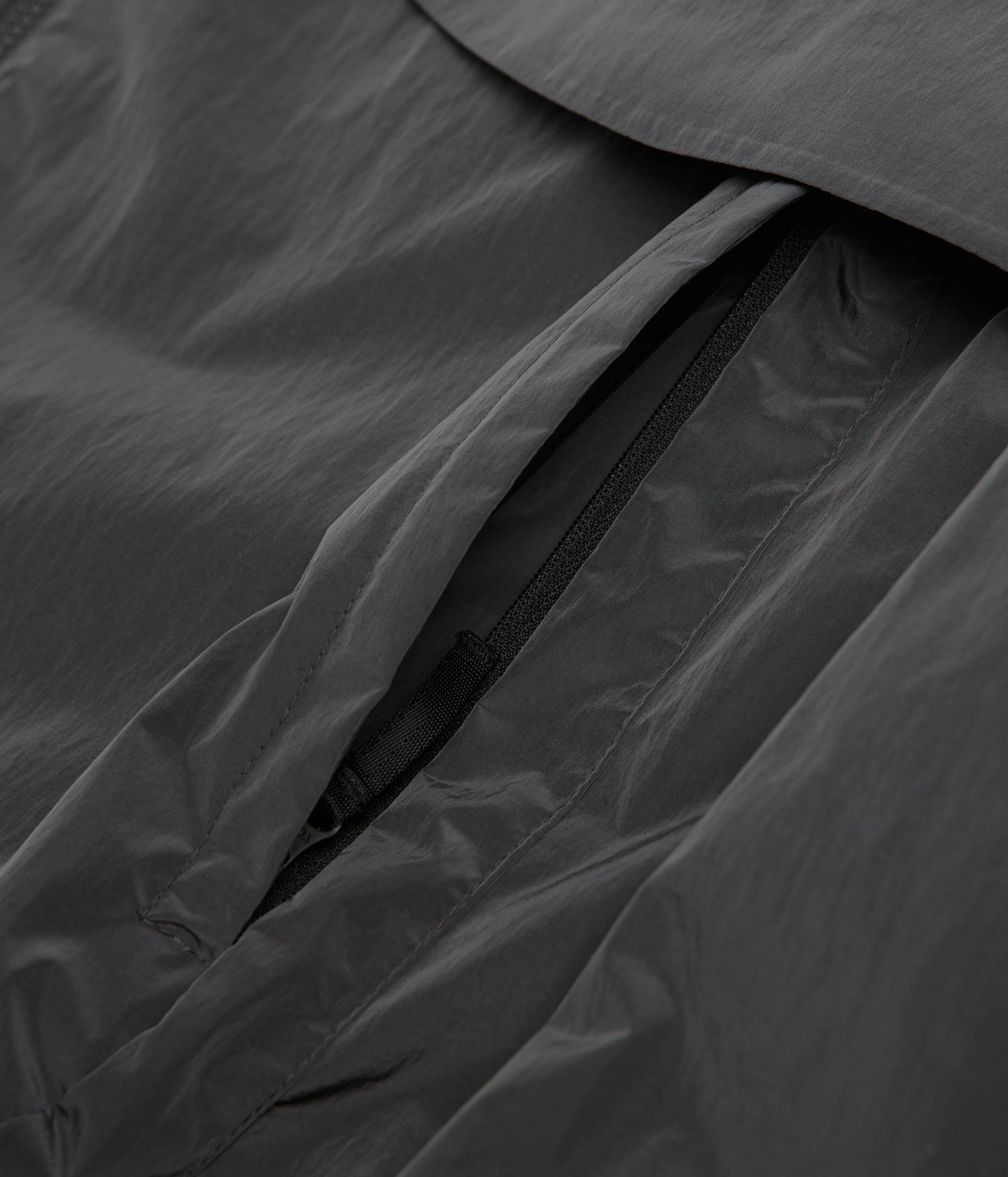 Dime Taffeta Windbreaker Full Zip Jacket - Storm - Image 7
