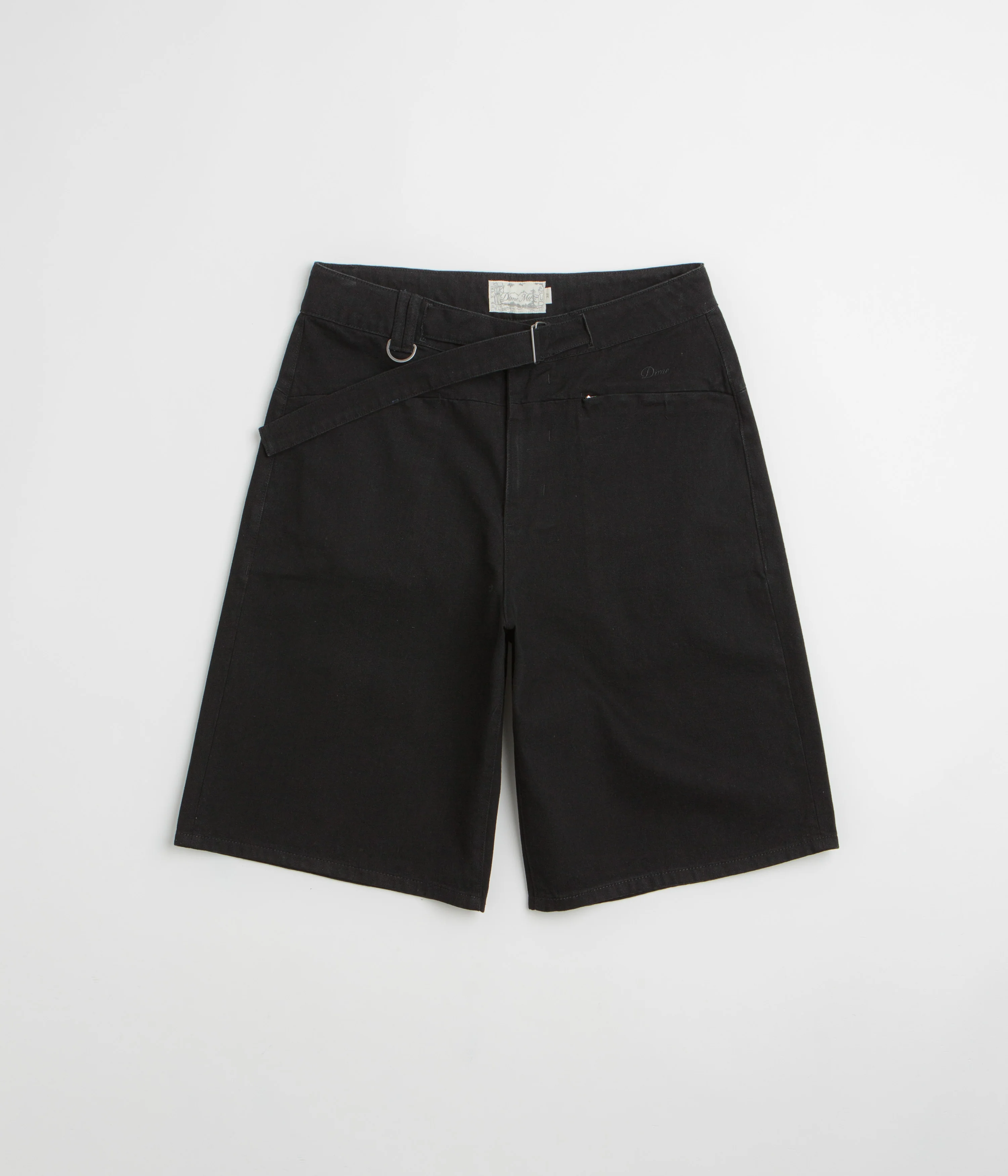 Dime Tech Denim Shorts - Black