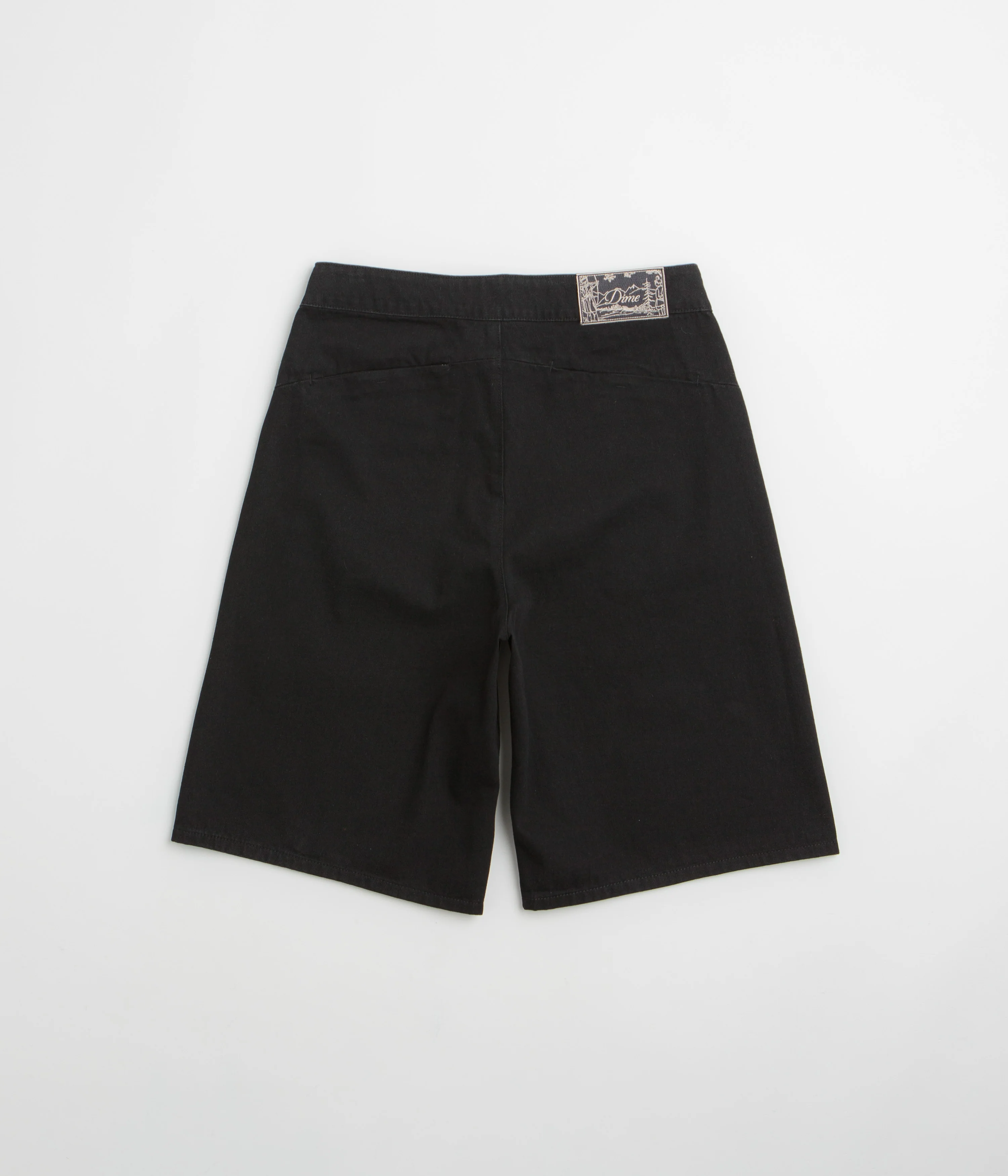 Dime Tech Denim Shorts - Black - Image 3