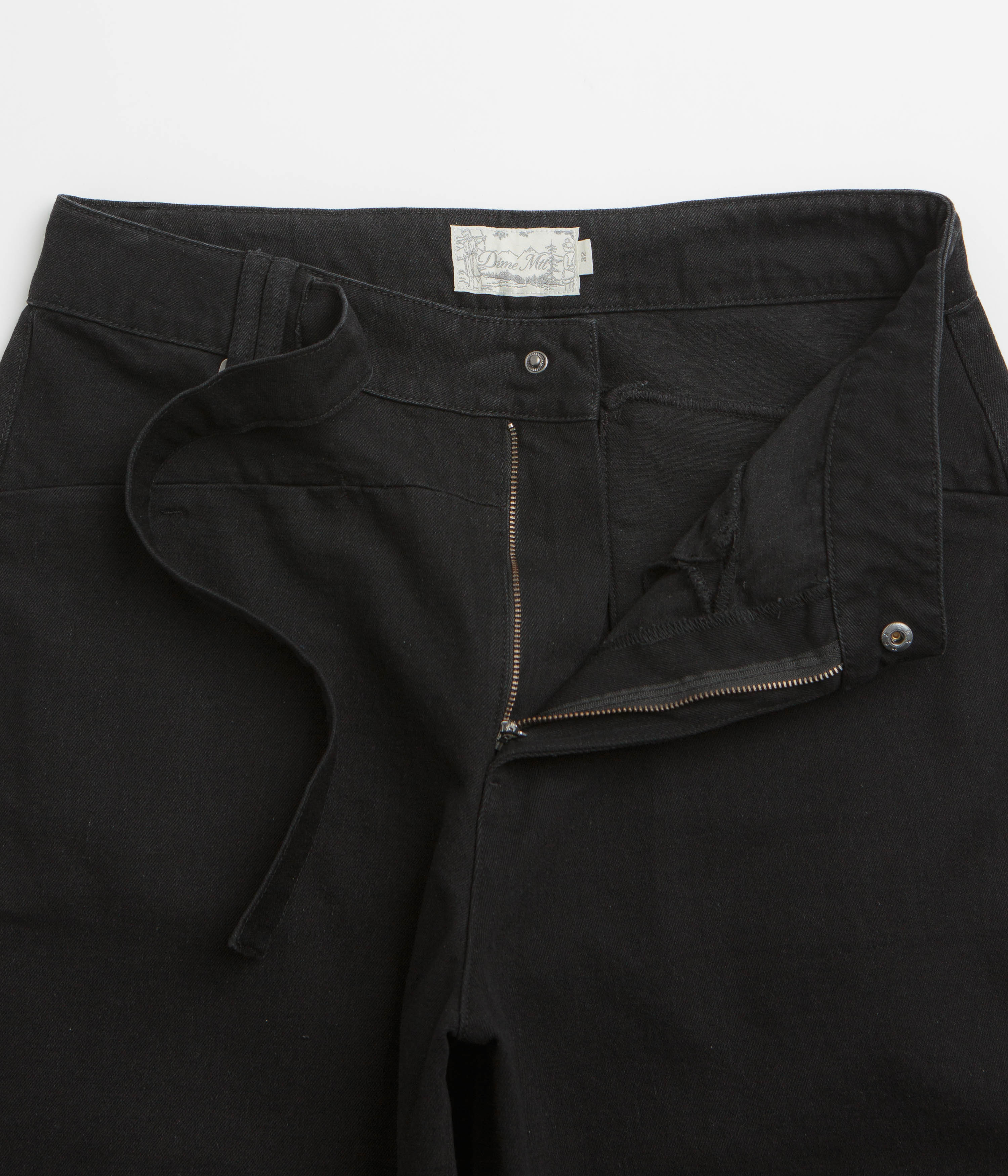 Dime Tech Denim Shorts - Black - Image 5