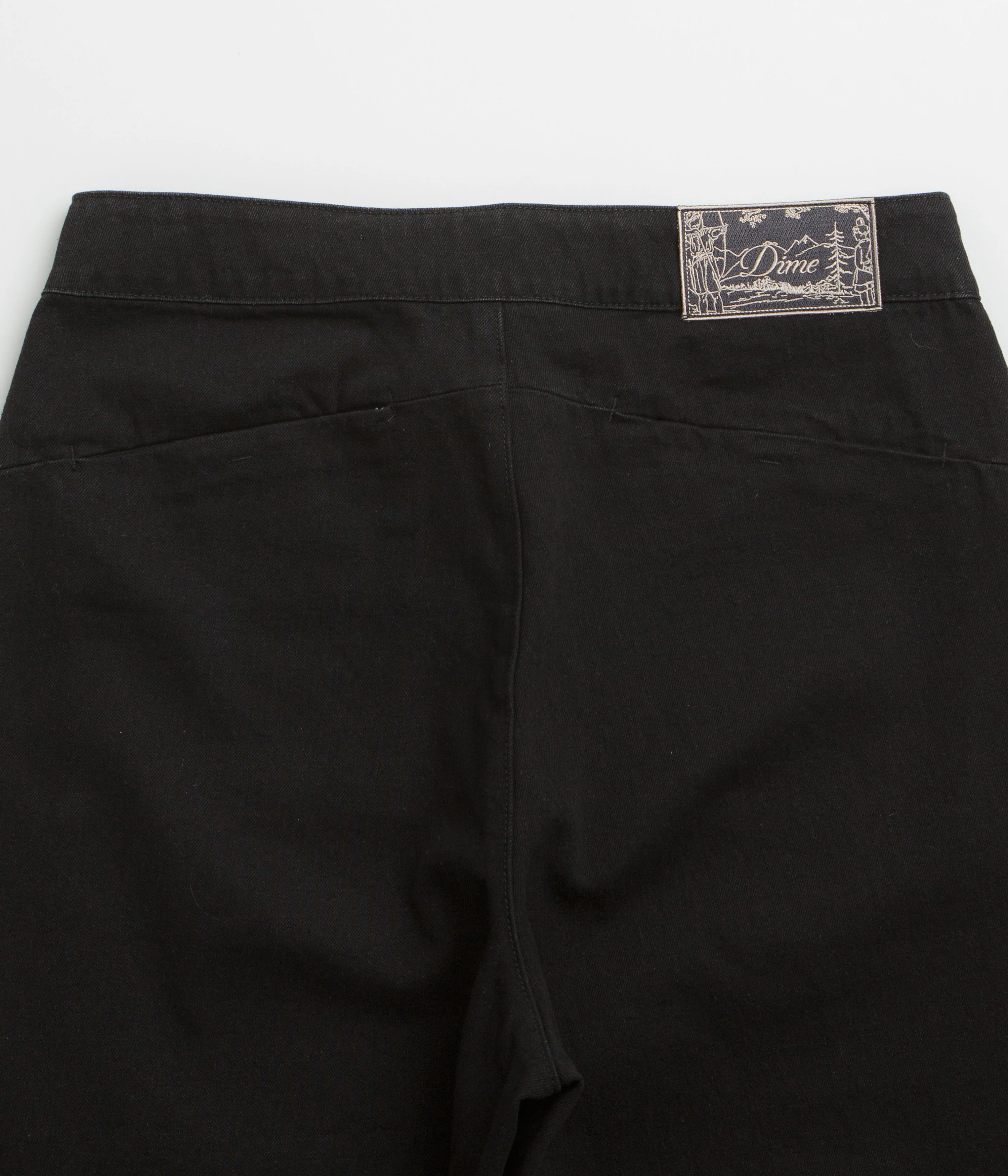 Dime Tech Denim Shorts - Black - Image 6
