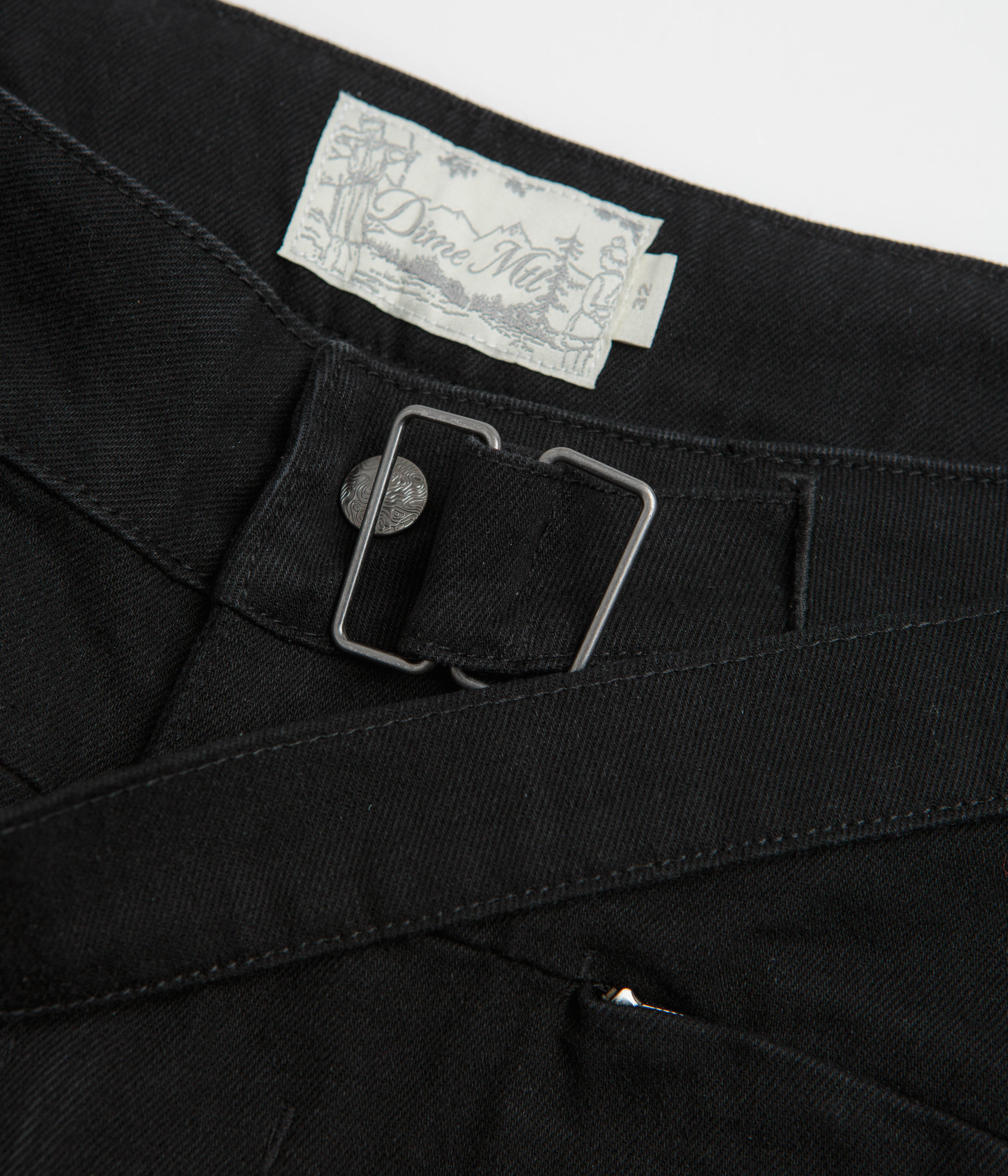 Dime Tech Denim Shorts - Black - Image 8