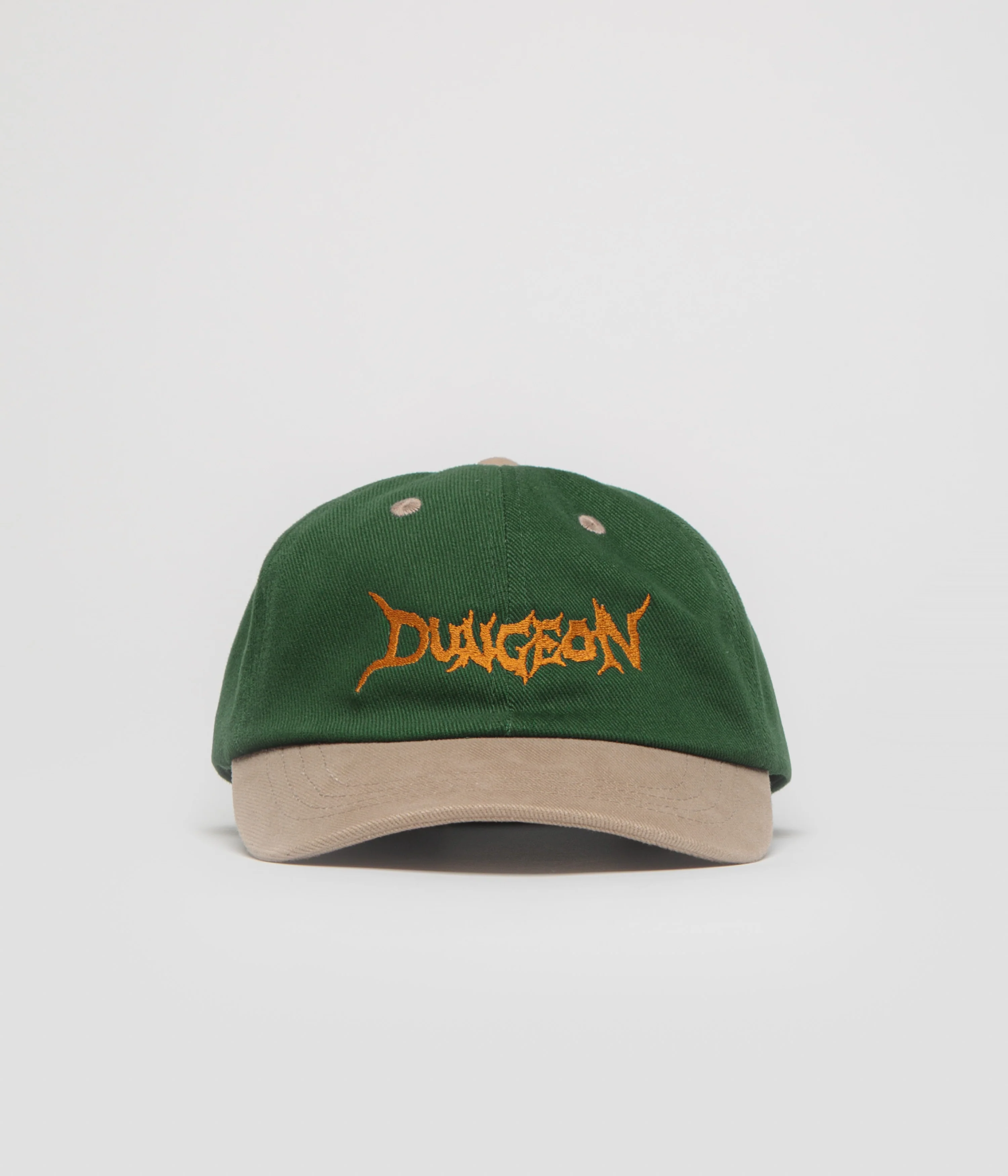 Dungeon Brushed Canvas Cap - Green Taupe / Copper - Image 2