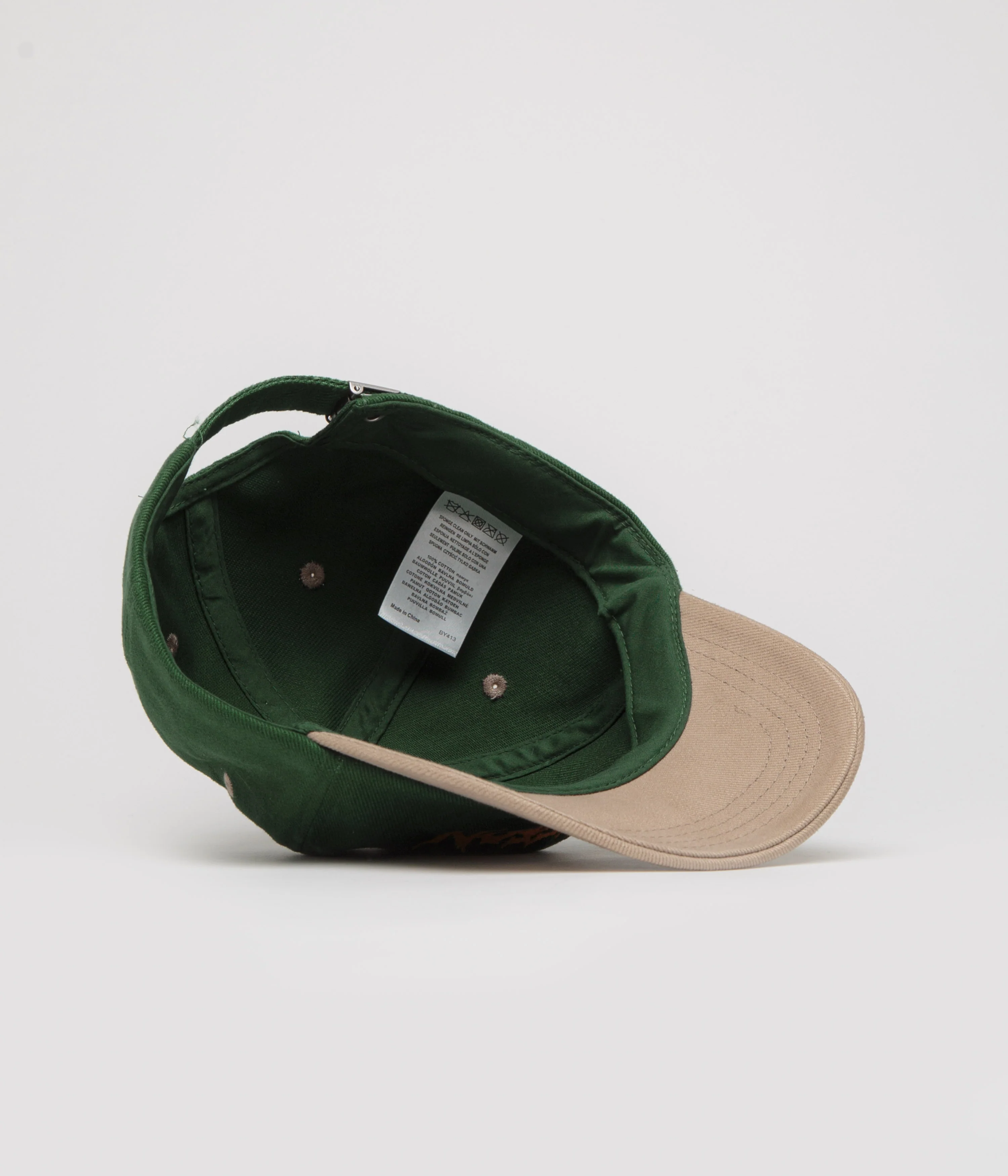 Dungeon Brushed Canvas Cap - Green Taupe / Copper - Image 4