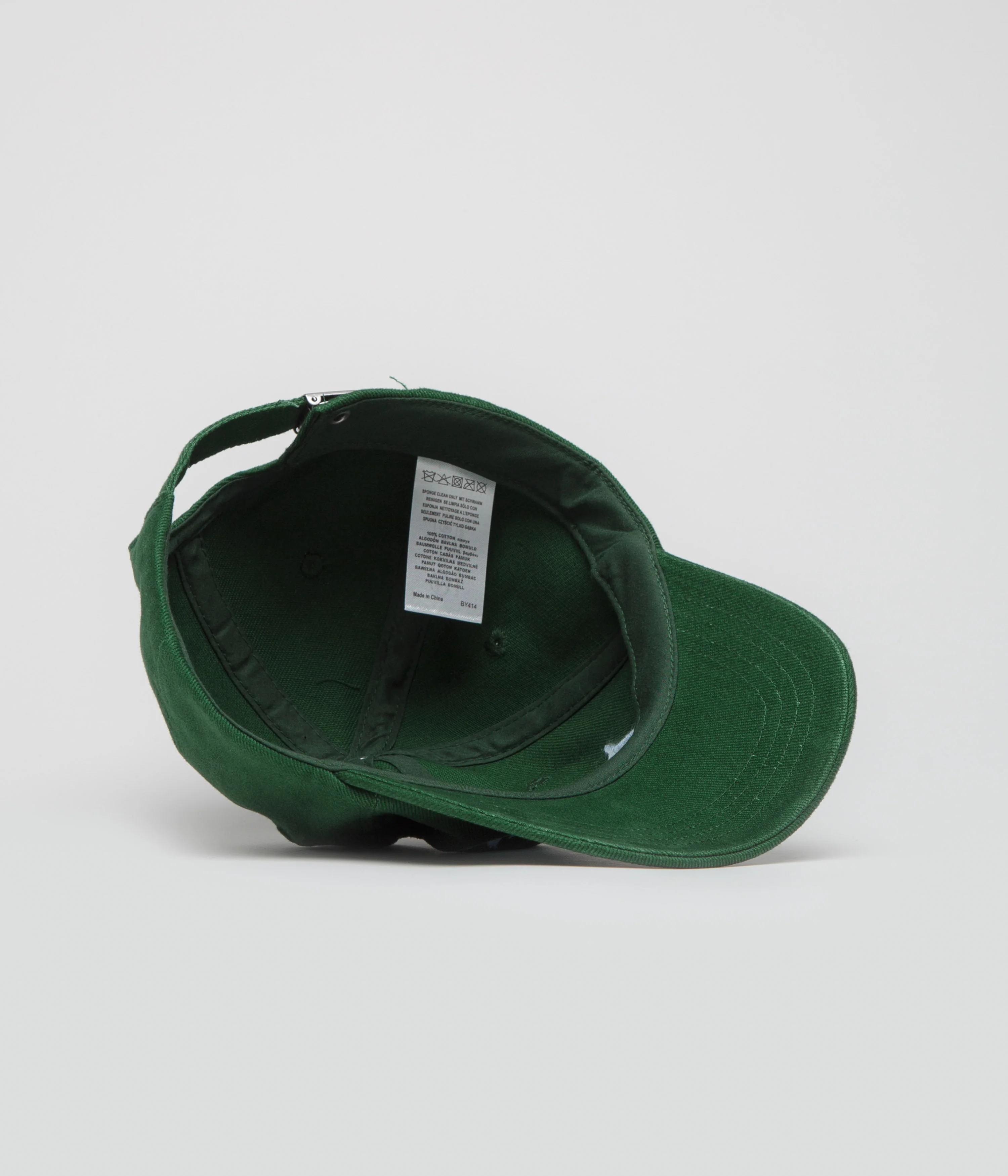 Dungeon Brushed Canvas Cap - Kelly Green / Light Blue - Image 4