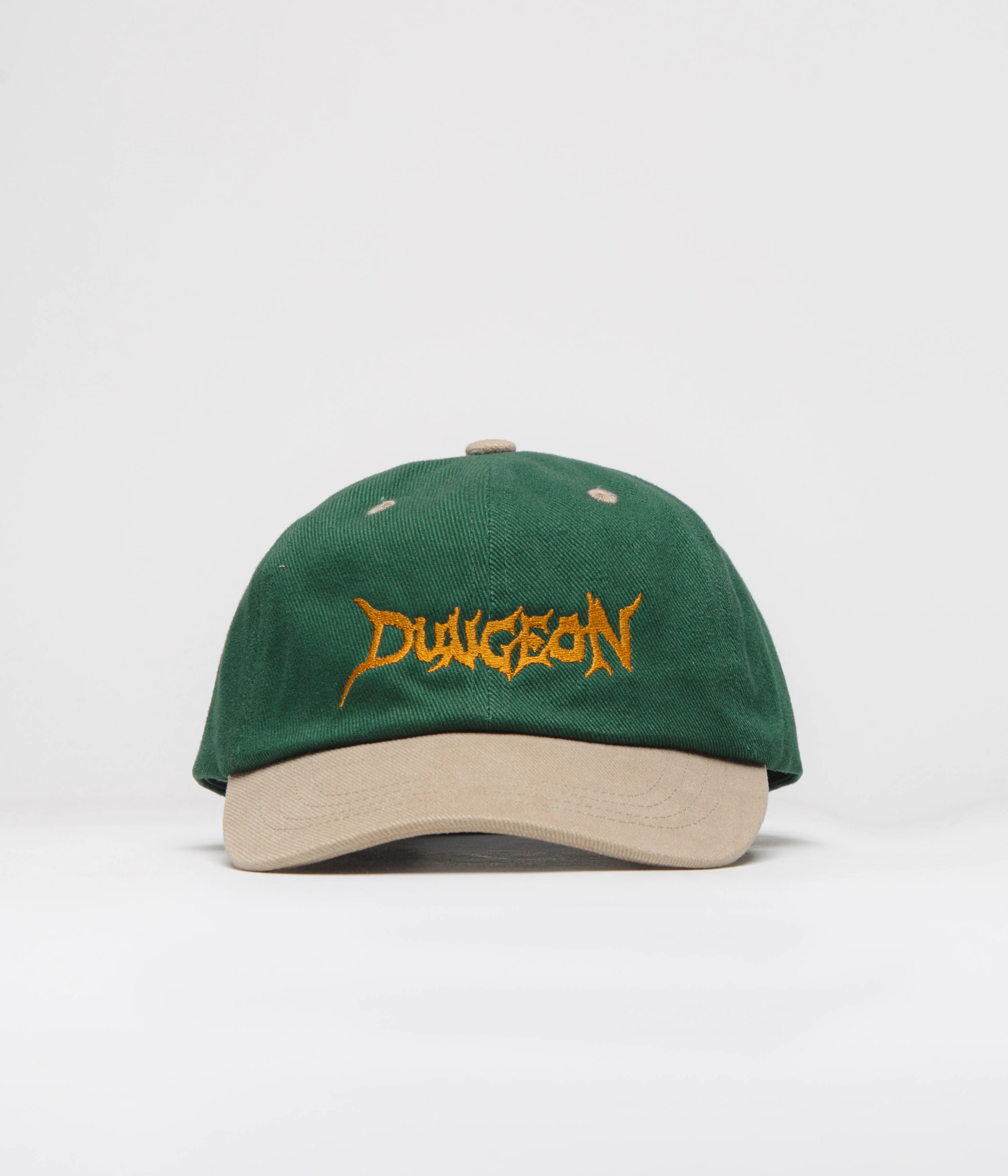 Dungeon Embroidered Logo Cap - Green Taupe / Copper - Image 2
