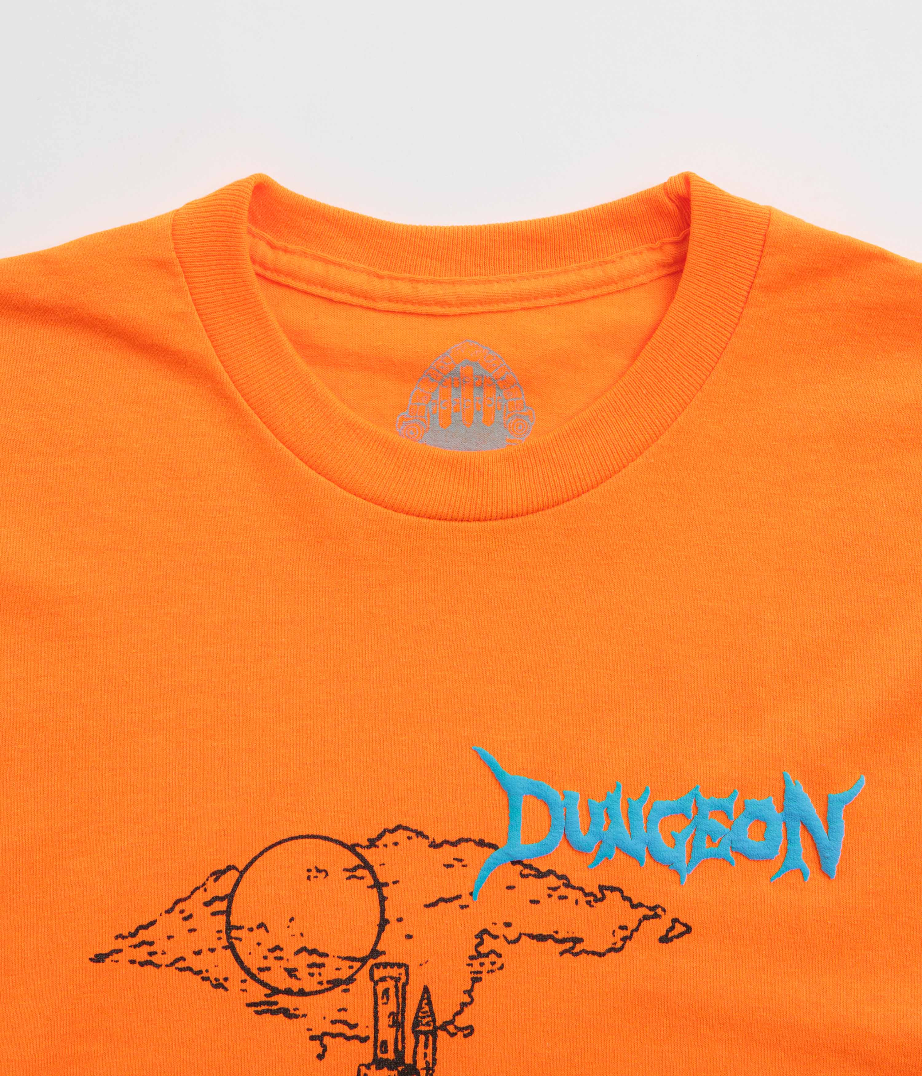 Dungeon Knight Castle Long Sleeve T-Shirt - Orange - Image 4