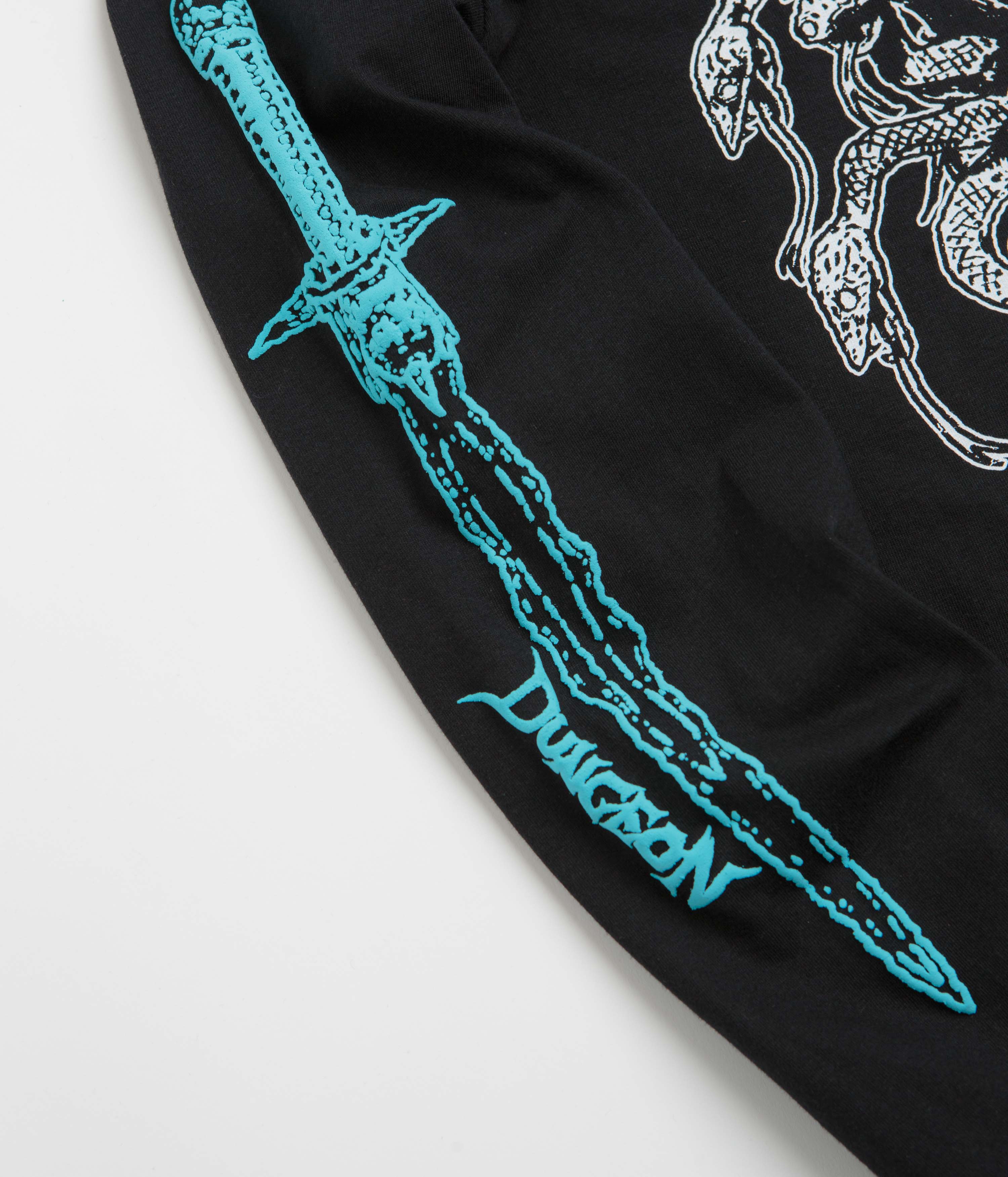 Dungeon Medusa Long Sleeve T-Shirt - Black - Image 4