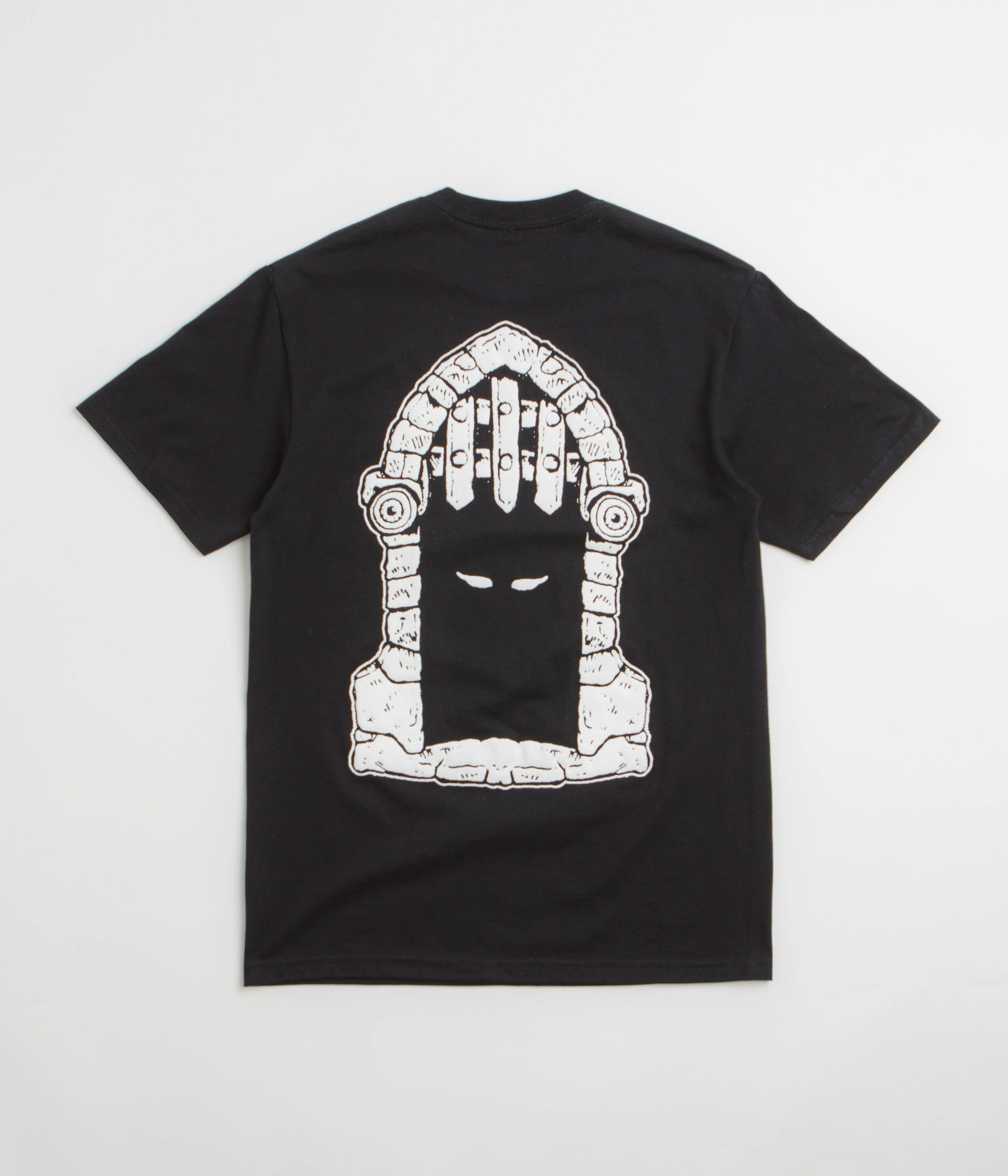 Dungeon Portcullis T-Shirt - Black / White