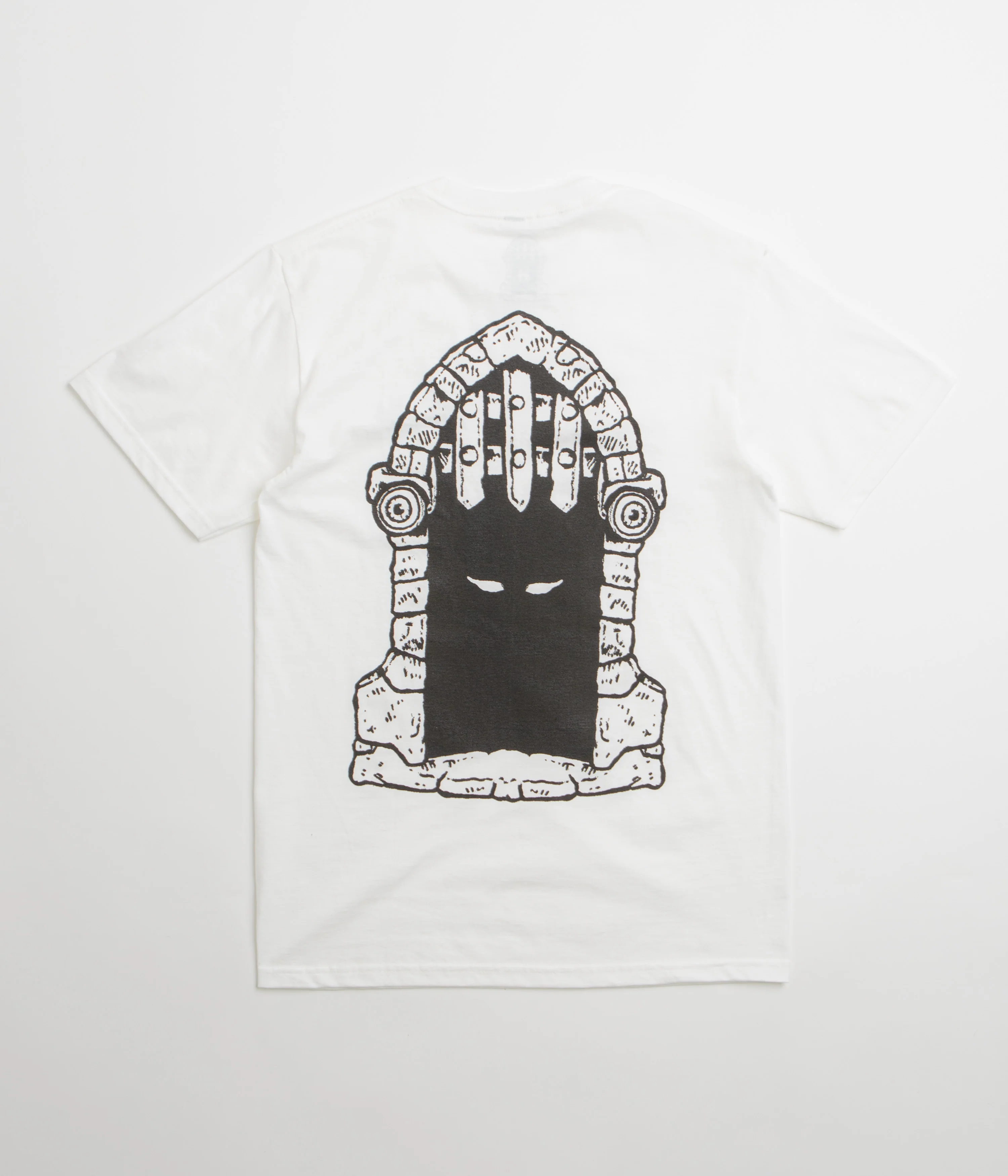 Dungeon Portcullis T-Shirt - White / Black