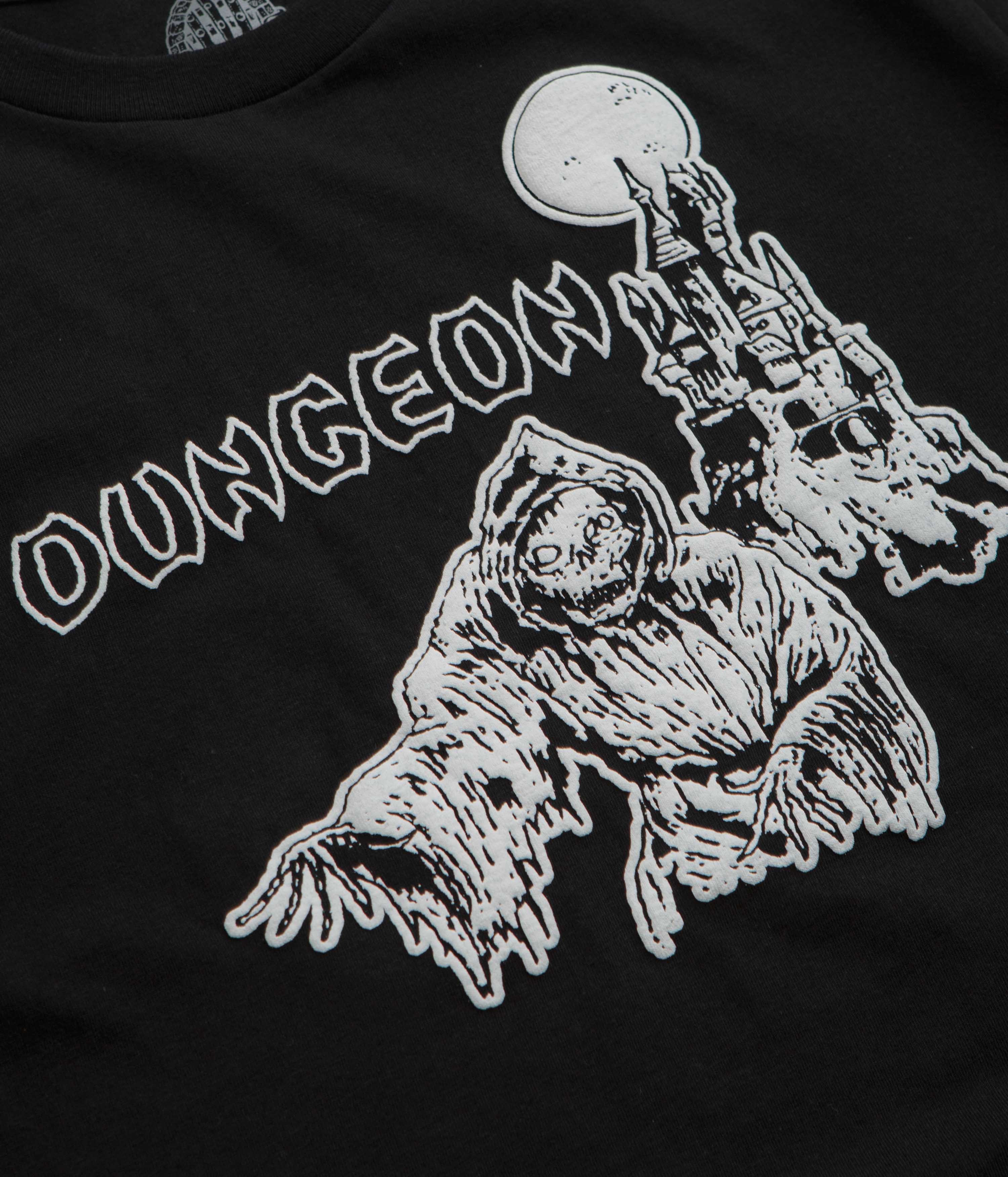 Dungeon Tower T-Shirt - Black - Image 2
