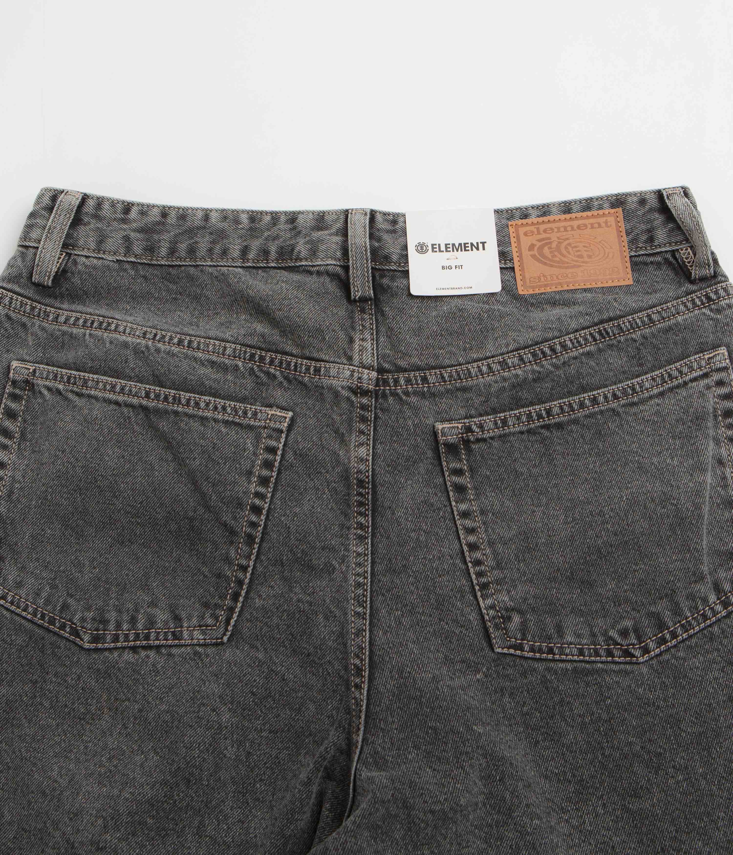 Element Big 5 Denim Pants - Mid Grey Tint - Image 7