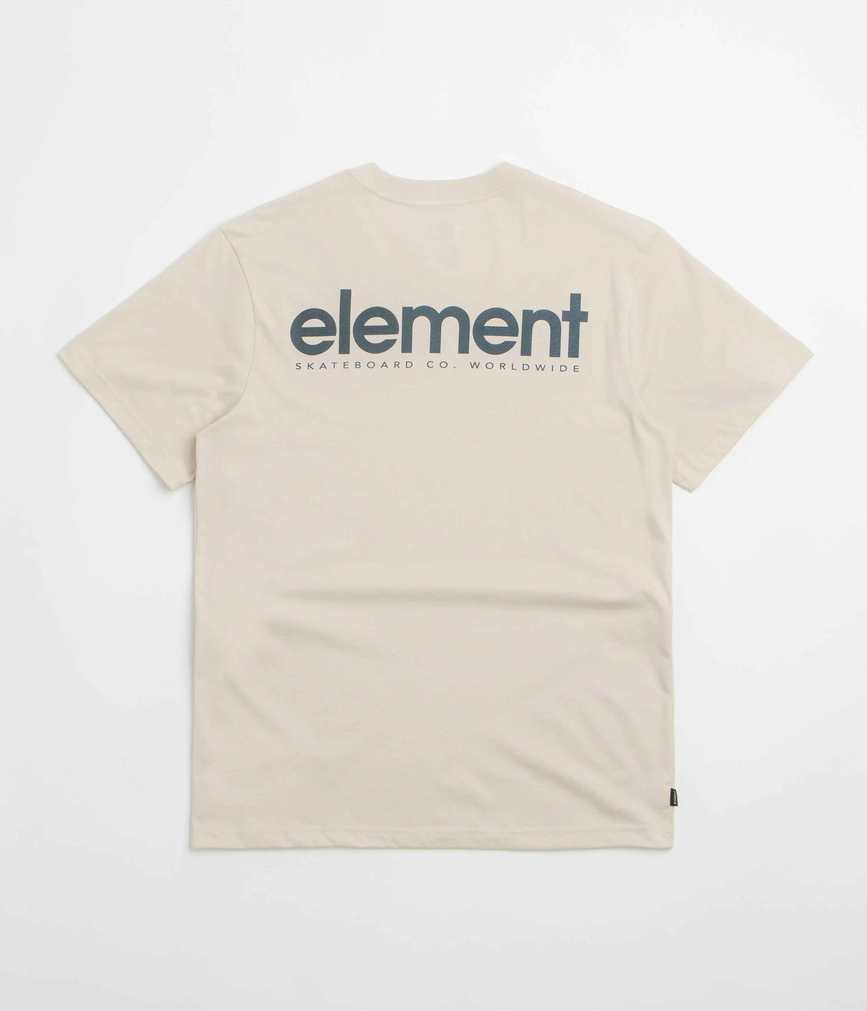 Element Lowcase Back Print T-Shirt - Oat Milk