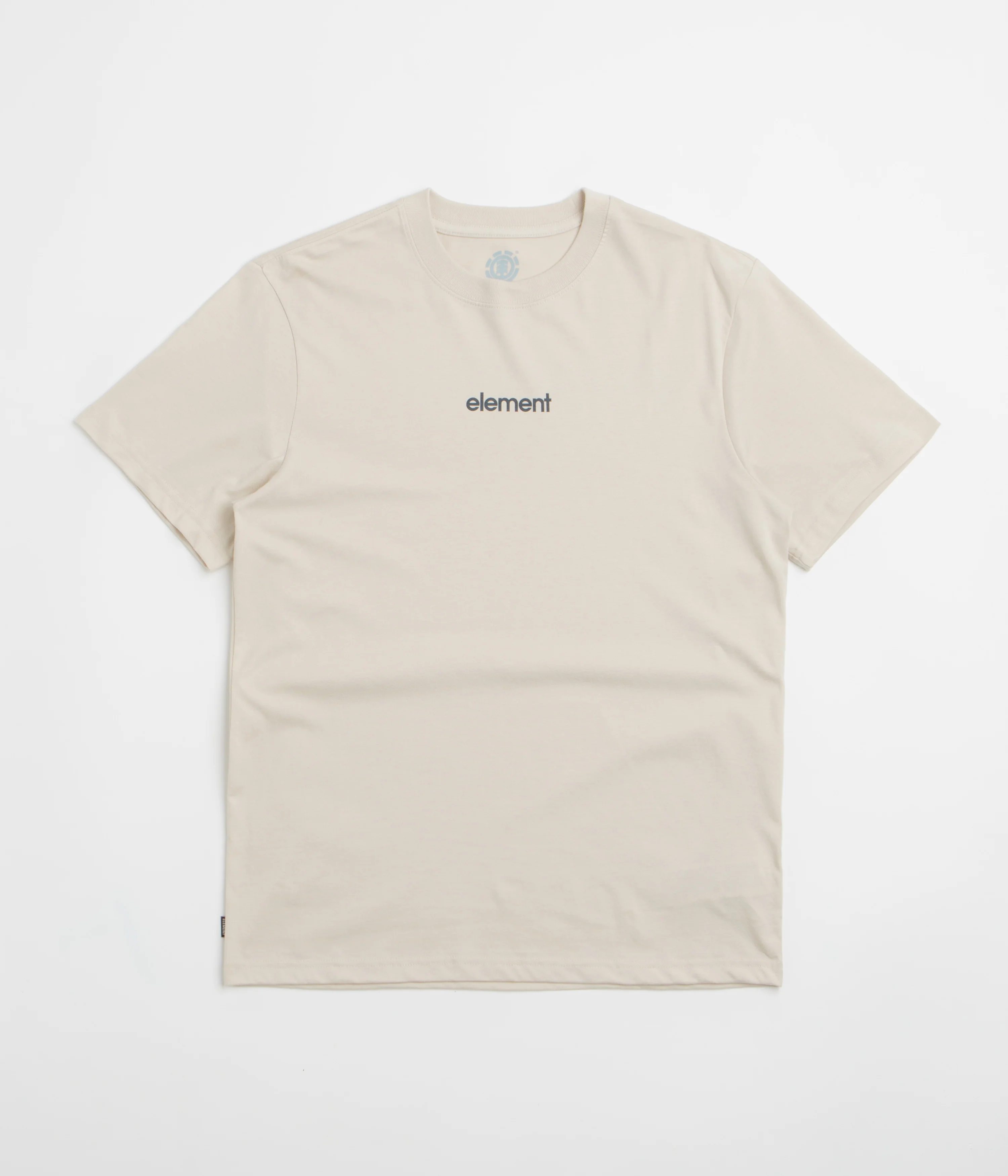 Element Lowcase Back Print T-Shirt - Oat Milk - Image 2
